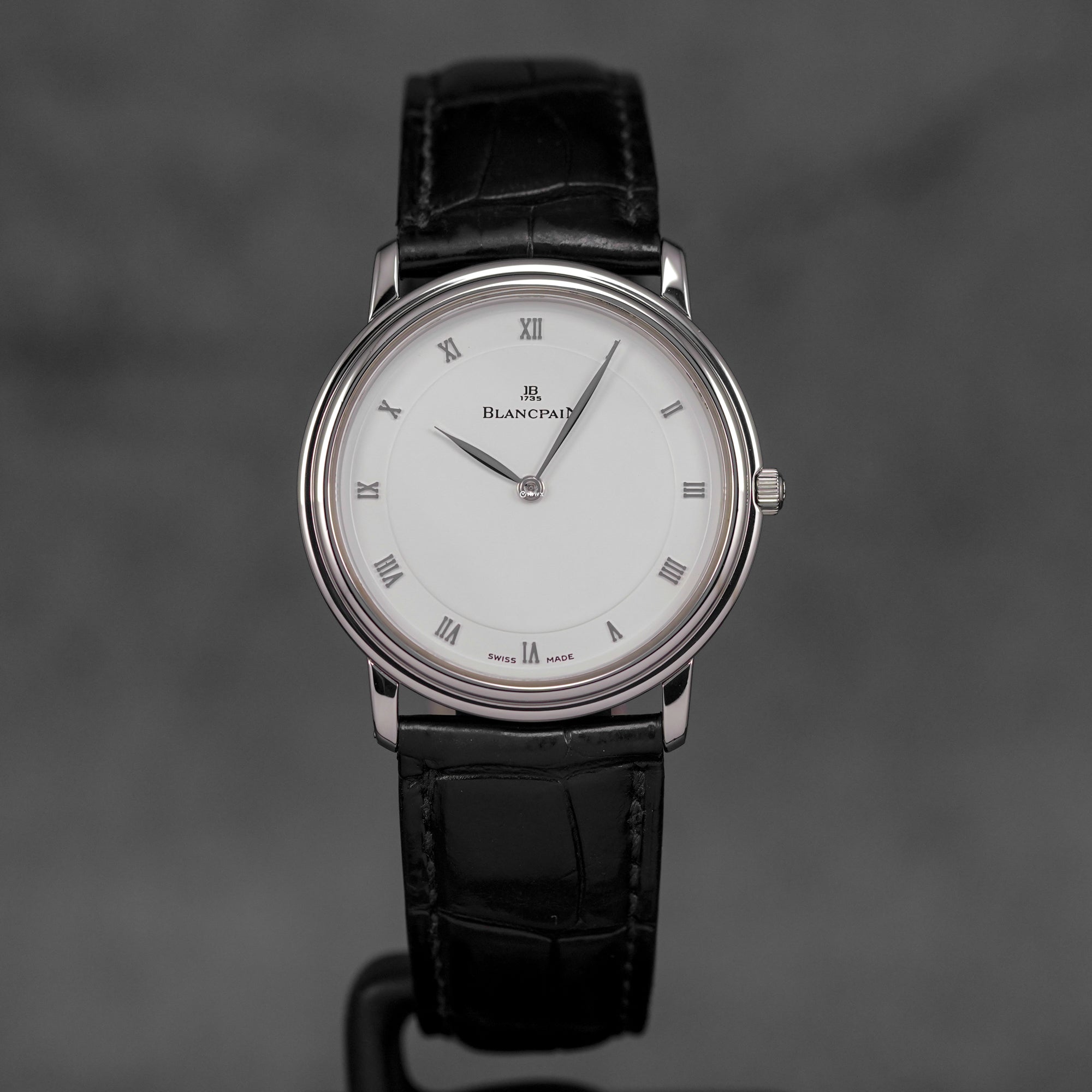 VILLERET ULTRA SLIM WHITE ROMAN DIAL (WATCH ONLY)