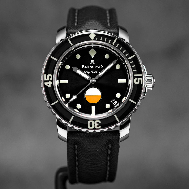 FIFTY FATHOMS STEEL BLACK CANVAS STRAP LIMITED EDITION (2018)
