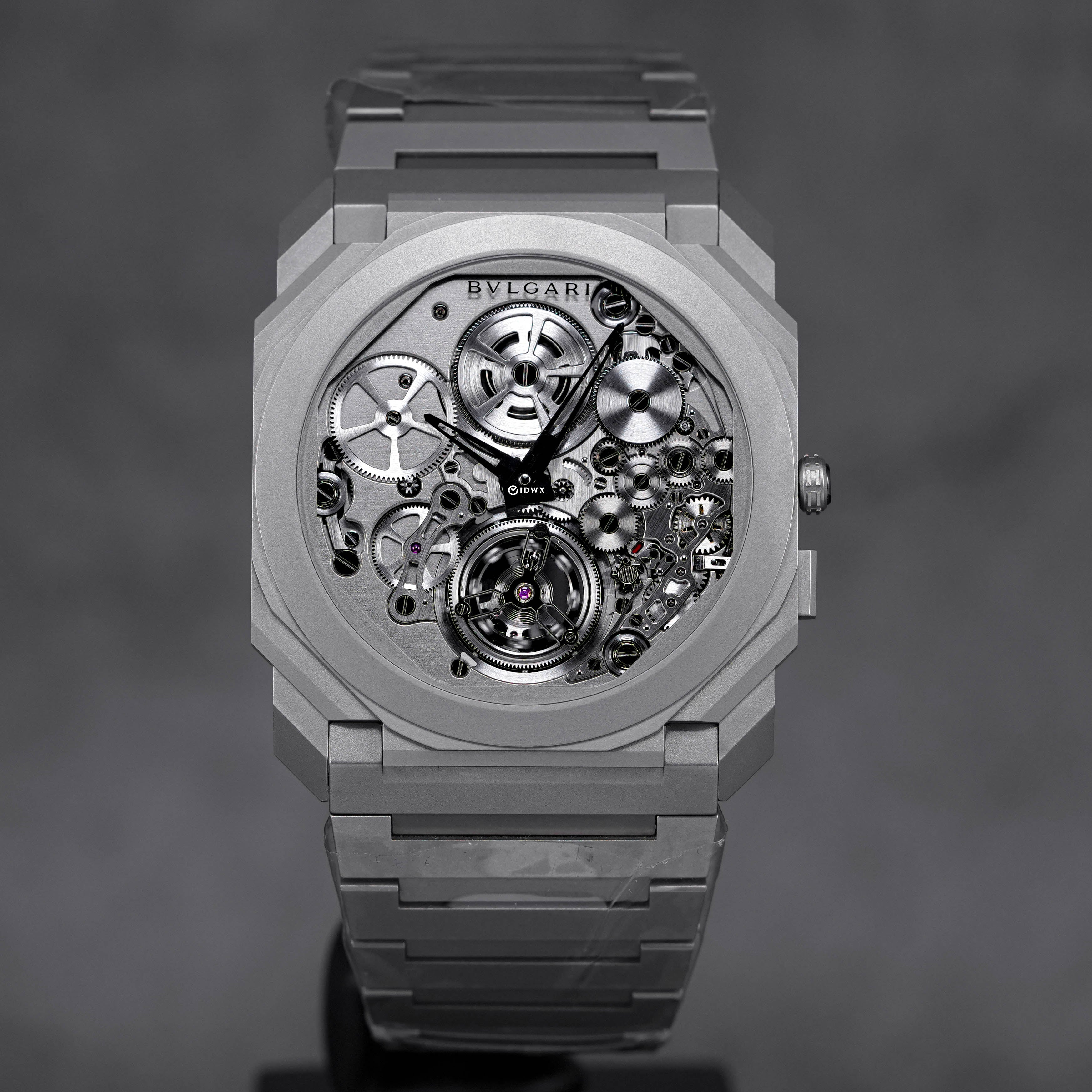 OCTO FINISSIMO TOURBILLON ULTRA THIN TITANIUM GREY SKELETON DIAL LIMITED EDITION (2022)