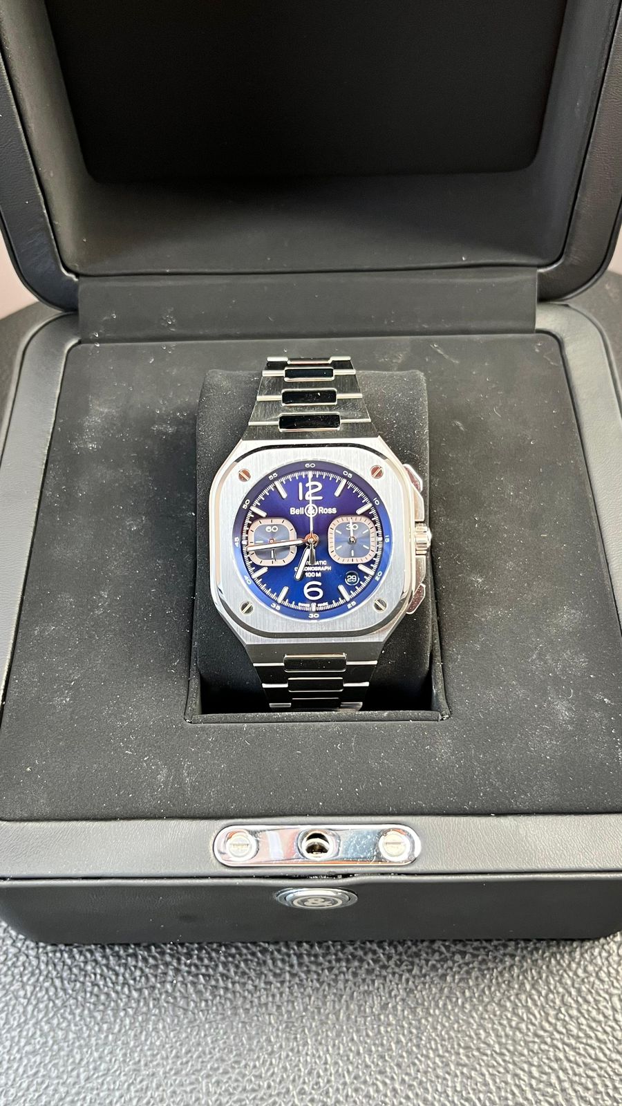 BR 05 42MM BLUE CHRONO STEEL (2024)