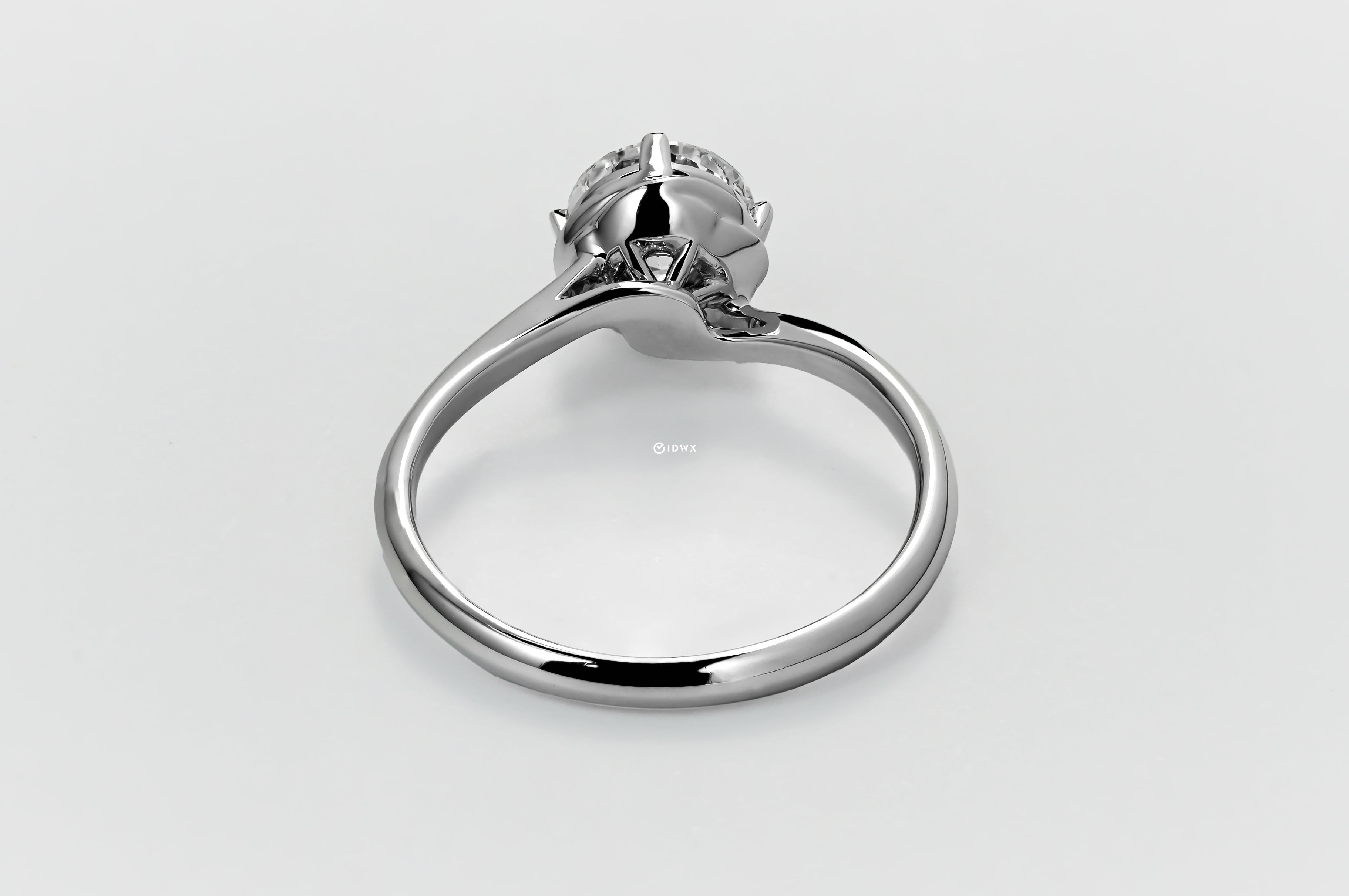 1CT ROUND BRILLIANT SOLITAIRE WHITEGOLD RING