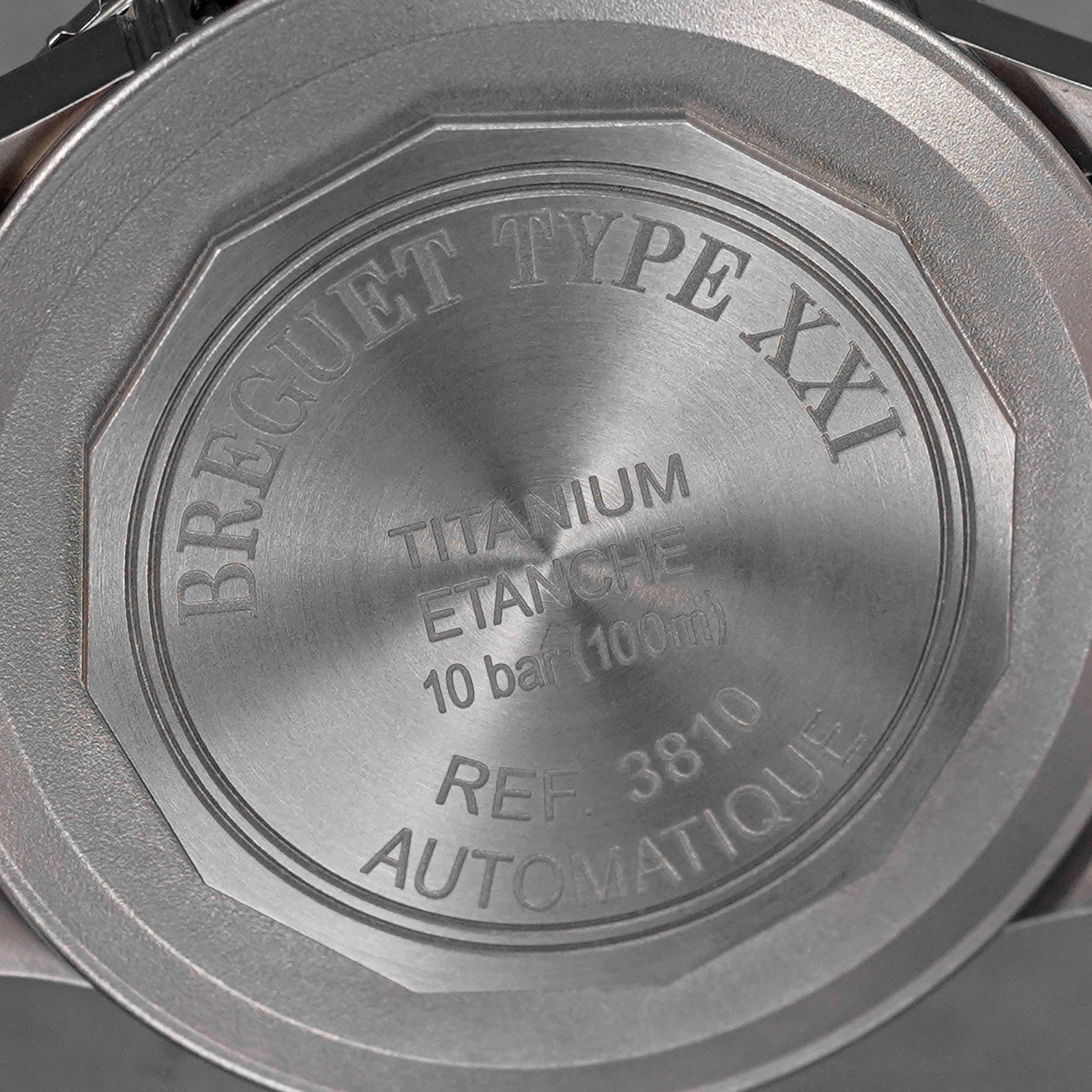 TYPE XXI FLYBACK CHRONOGRAPH TITANIUM BLACK DIAL (WATCH ONLY)