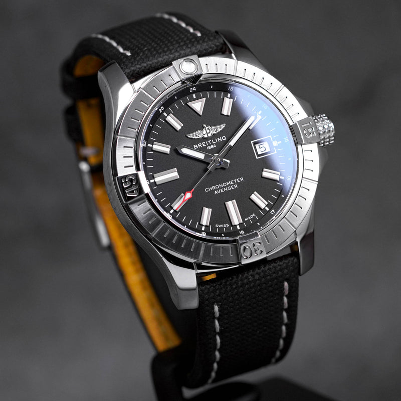AVENGER AUTOMATIC 43MM STEEL BLACK DIAL (2022)