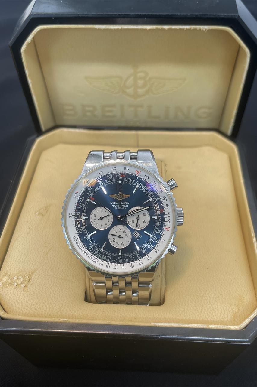NAVITIMER HERITAGE 43MM BLUE DIAL (2002)