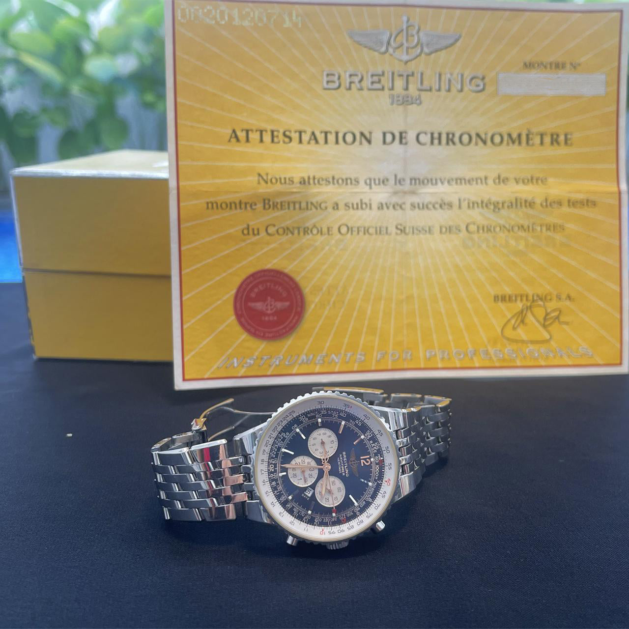 NAVITIMER HERITAGE 43MM BLUE DIAL (2002)