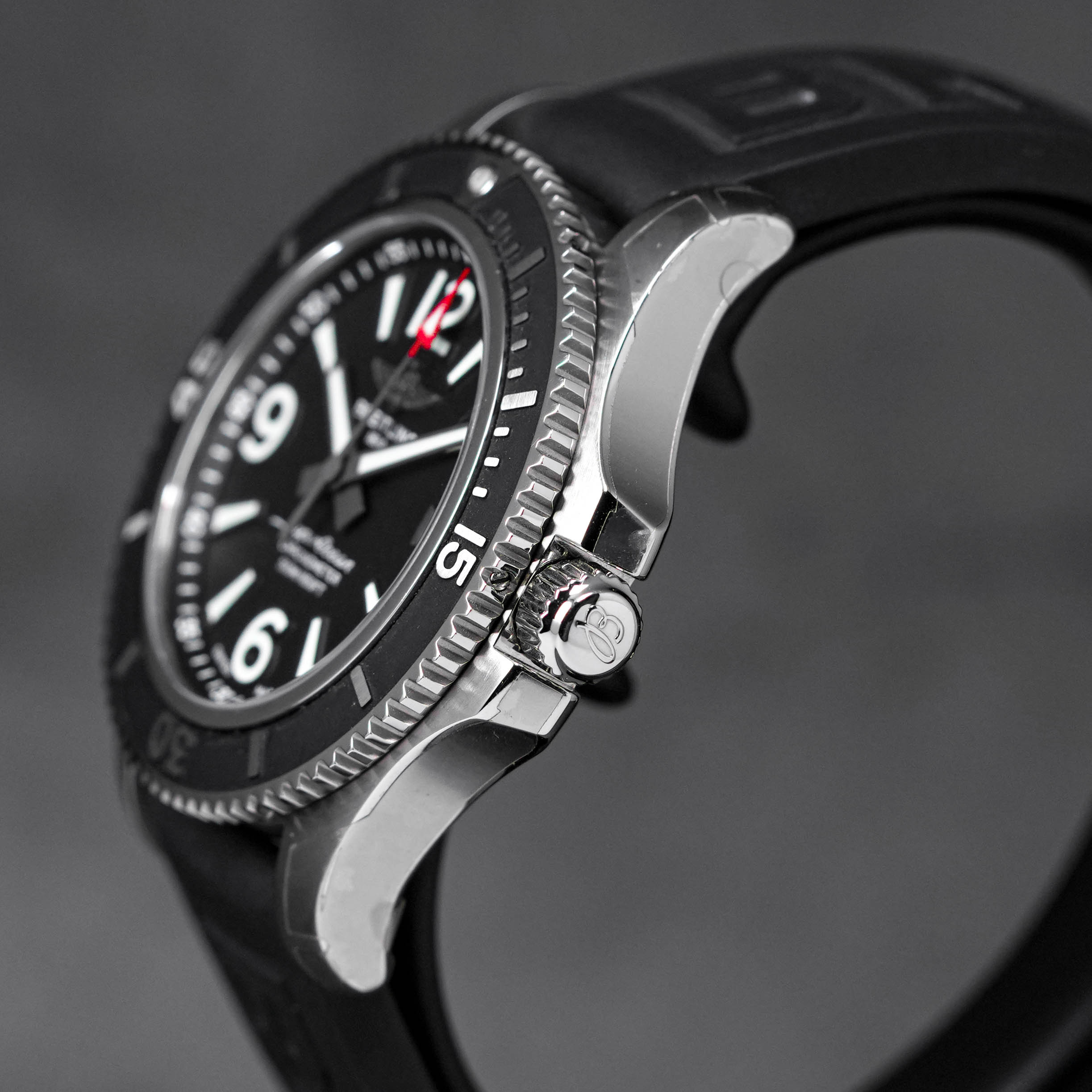 SUPEROCEAN 42MM BLACK DIAL RUBBER STRAP (2021)