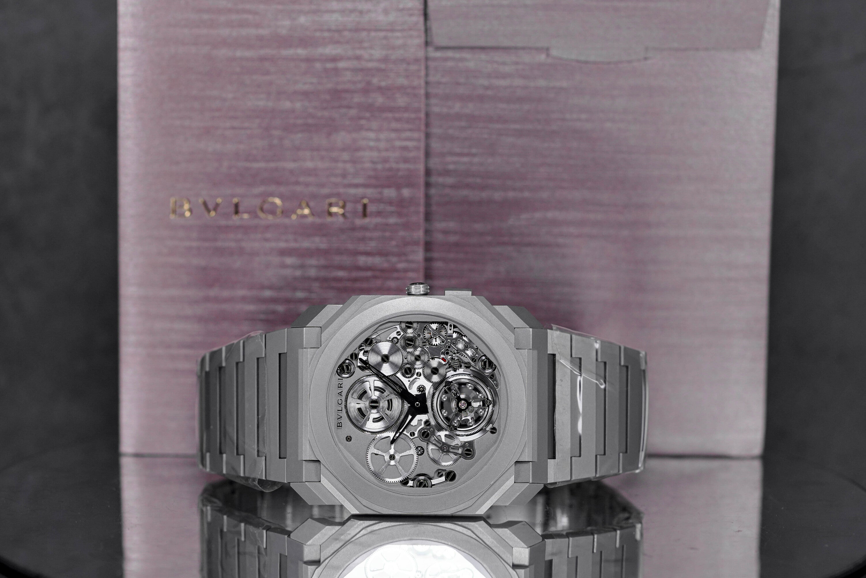 OCTO FINISSIMO TOURBILLON ULTRA THIN TITANIUM GREY SKELETON DIAL LIMITED EDITION (2022)