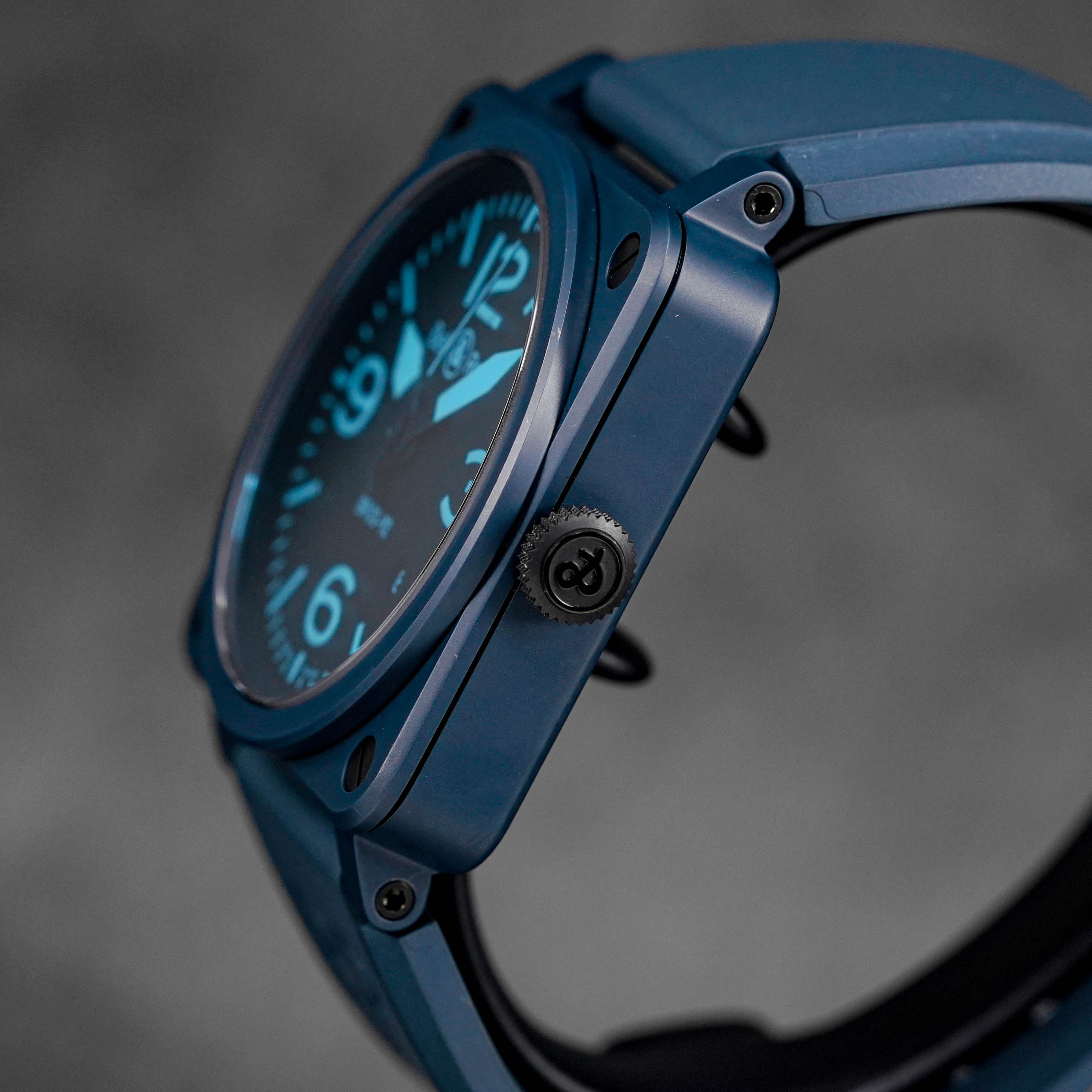 BR03-92 BLUE CERAMIC BLACK DIAL (2013)