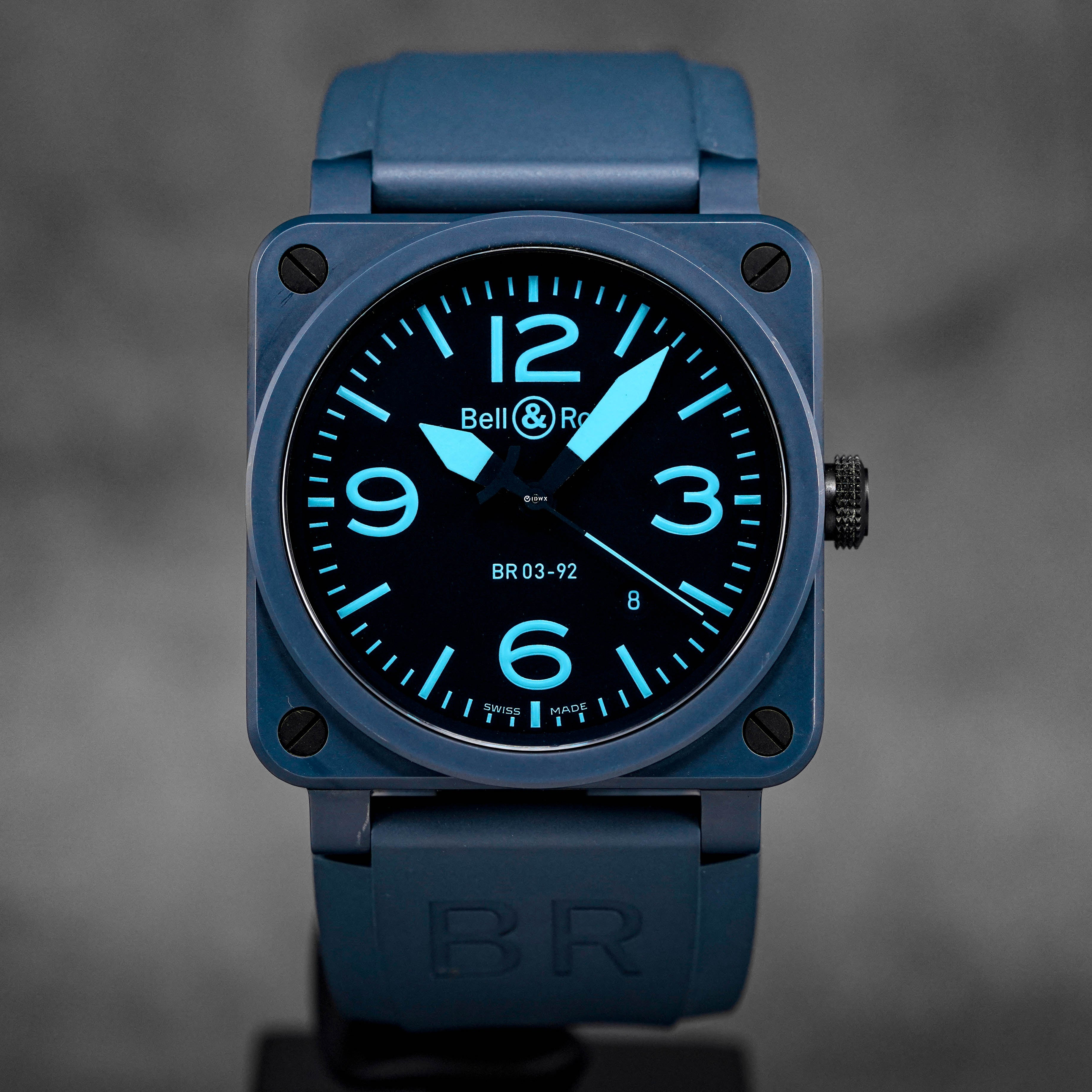 BR03-92 BLUE CERAMIC BLACK DIAL (2013)