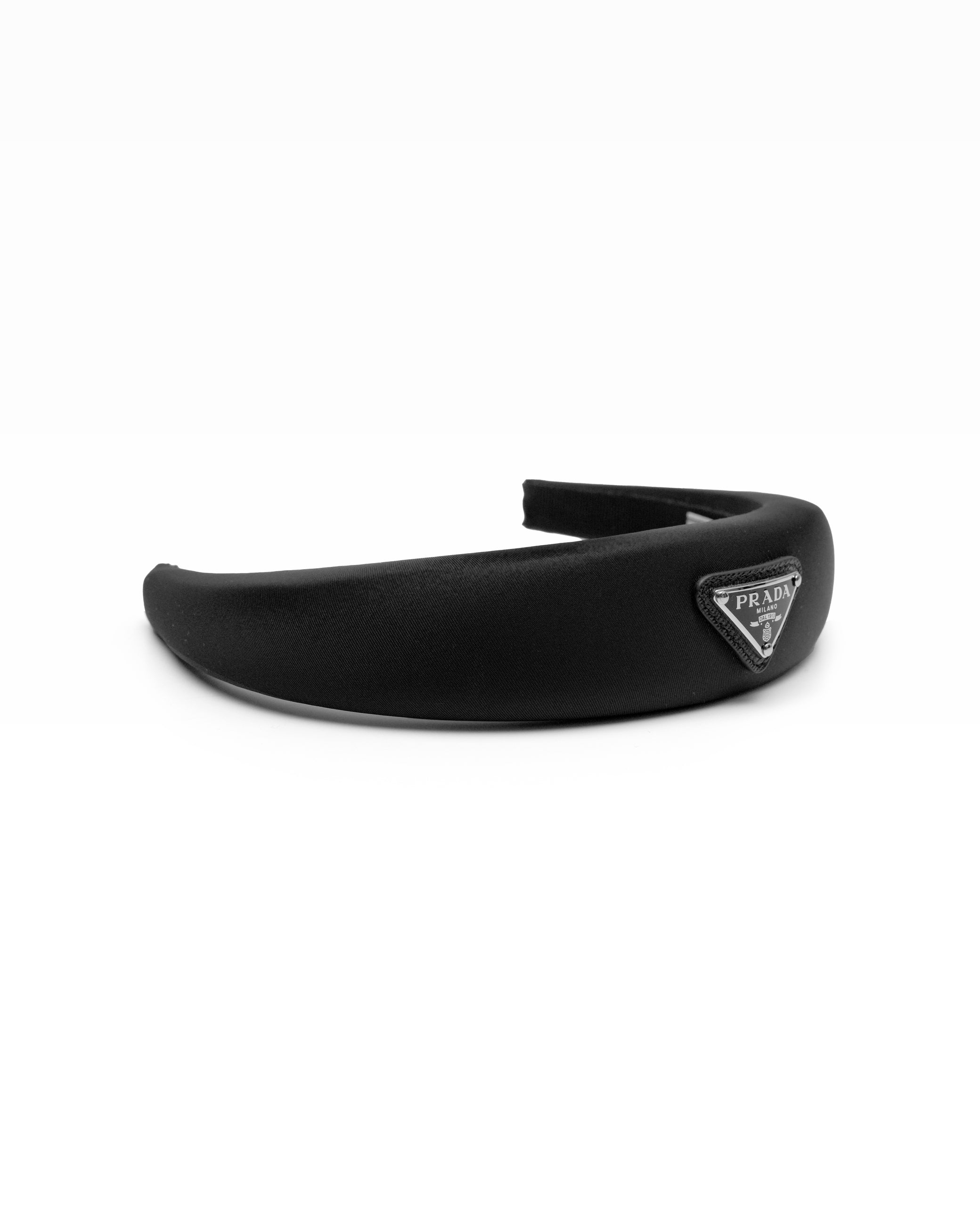 TESSUTO TRIANGLE LOGO HEADBAND BLACK