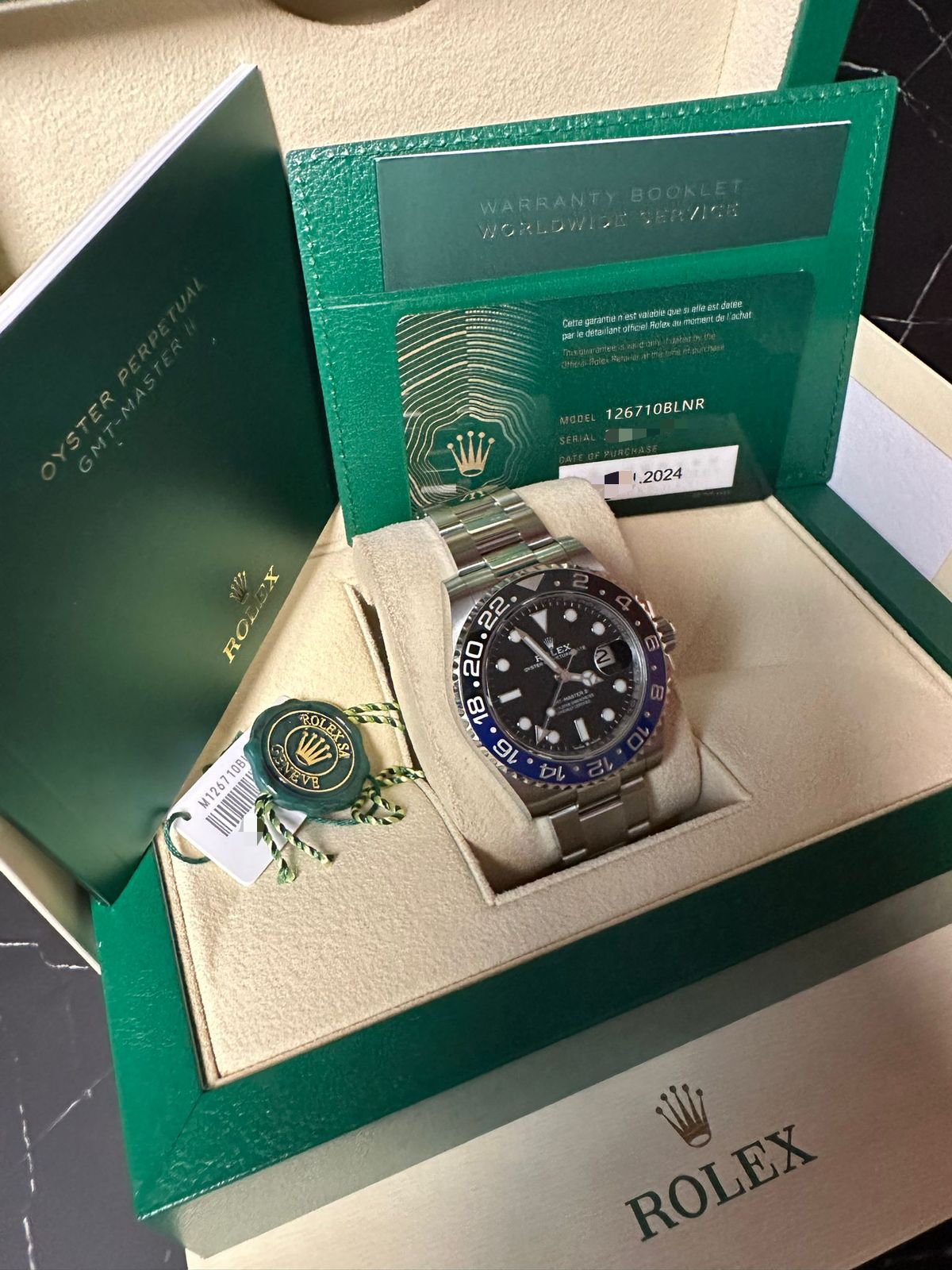 GMT MASTER-II BATMAN (2024)