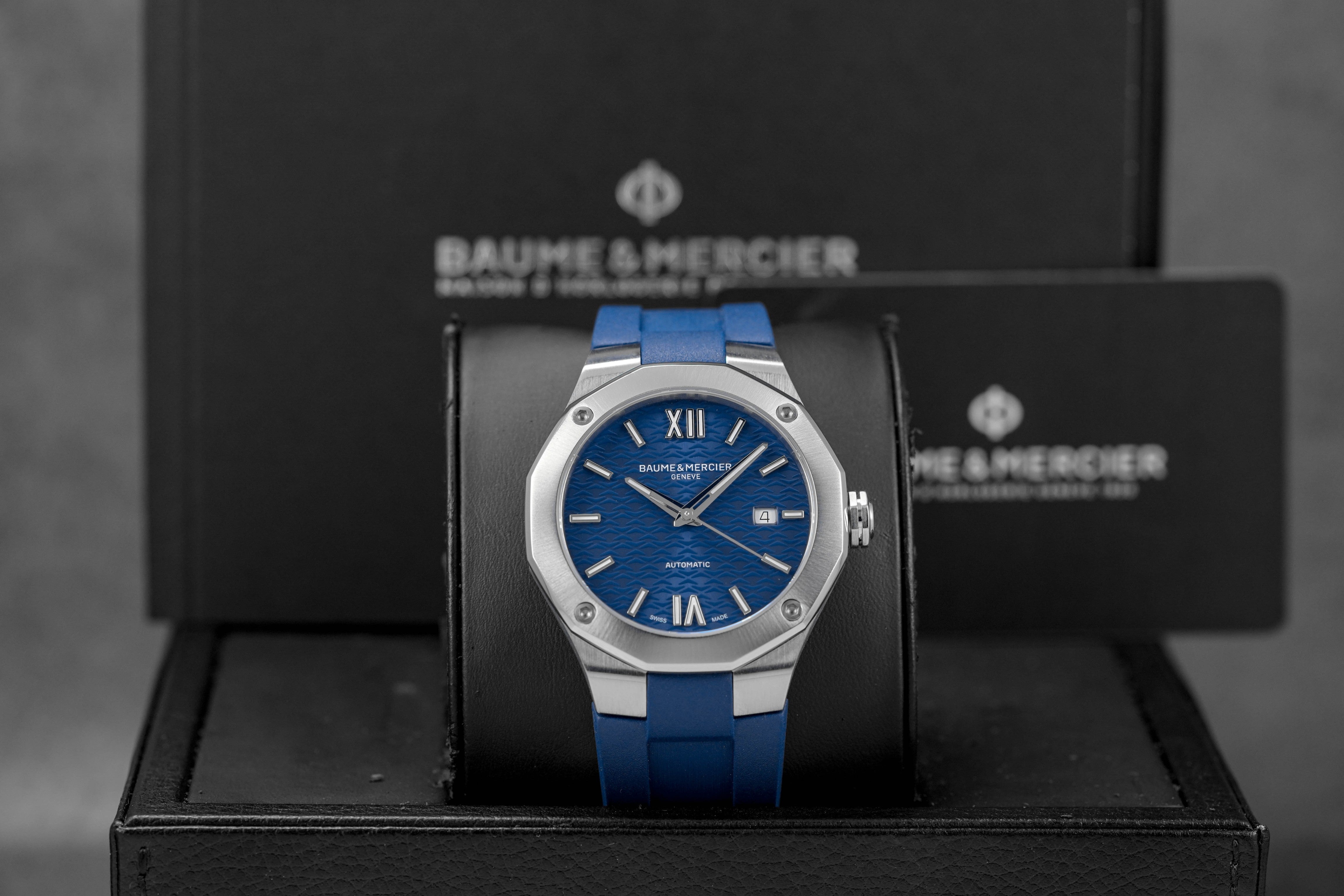 Harga Baume Mercier Riviera 10619 Blue