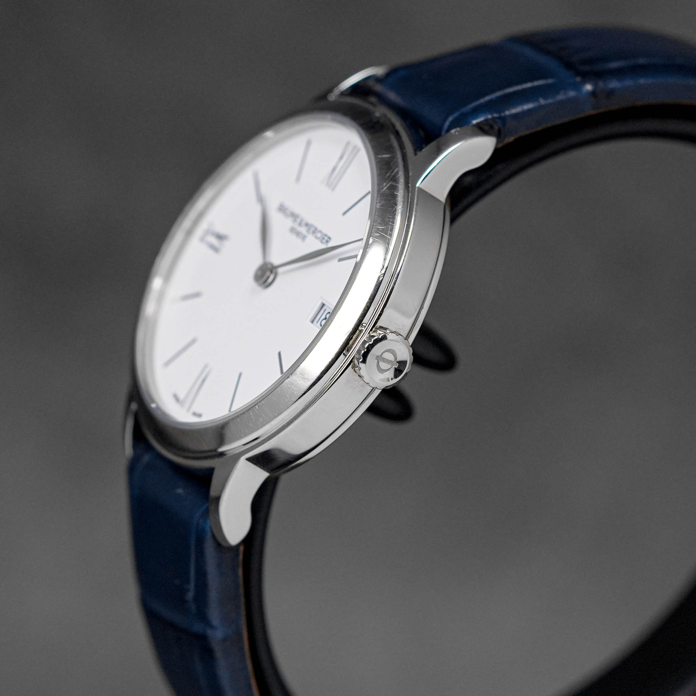 CLASSIMA 10353 WHITE DIAL BLUE LEATHER STRAP (2022)