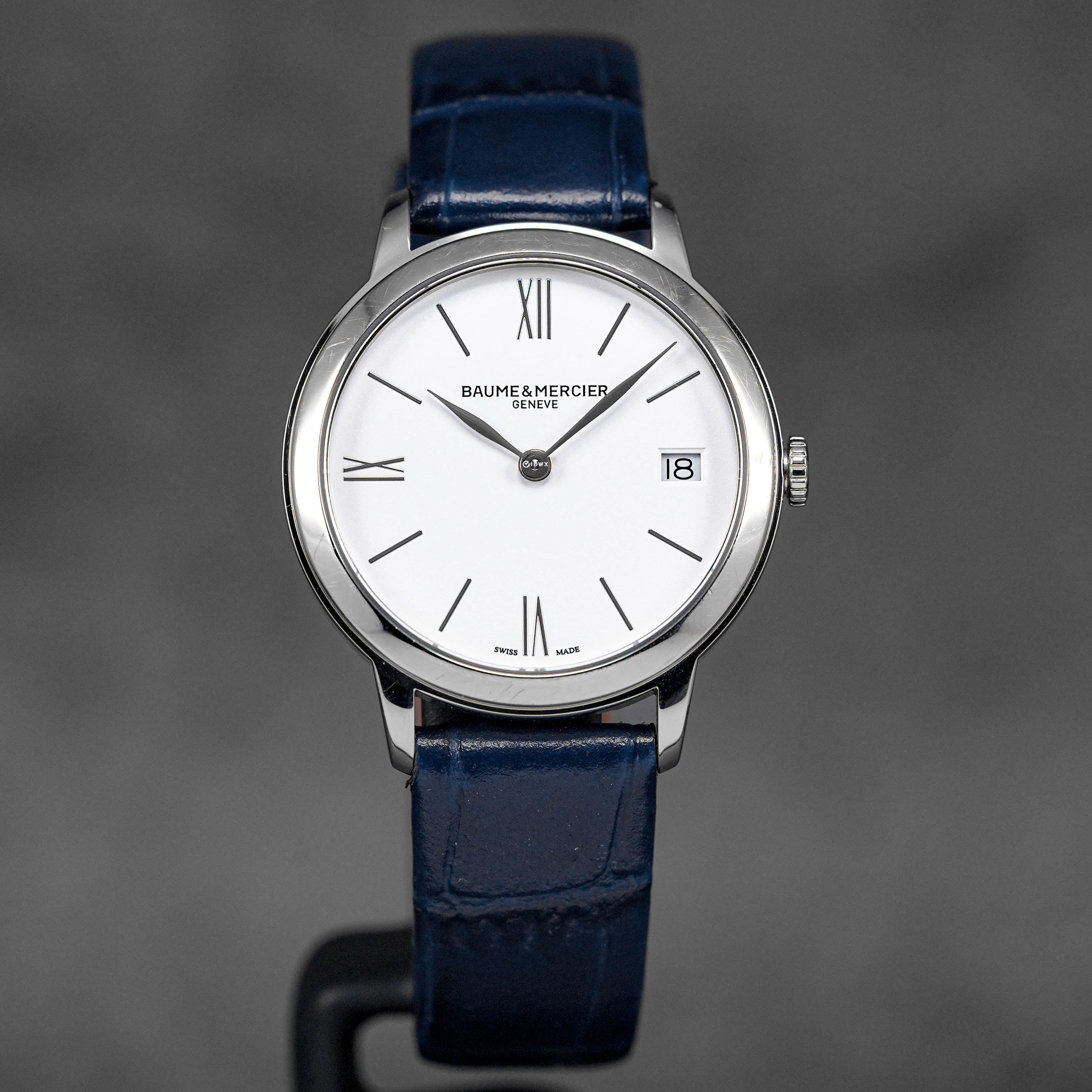 CLASSIMA 10353 WHITE DIAL BLUE LEATHER STRAP (2022)