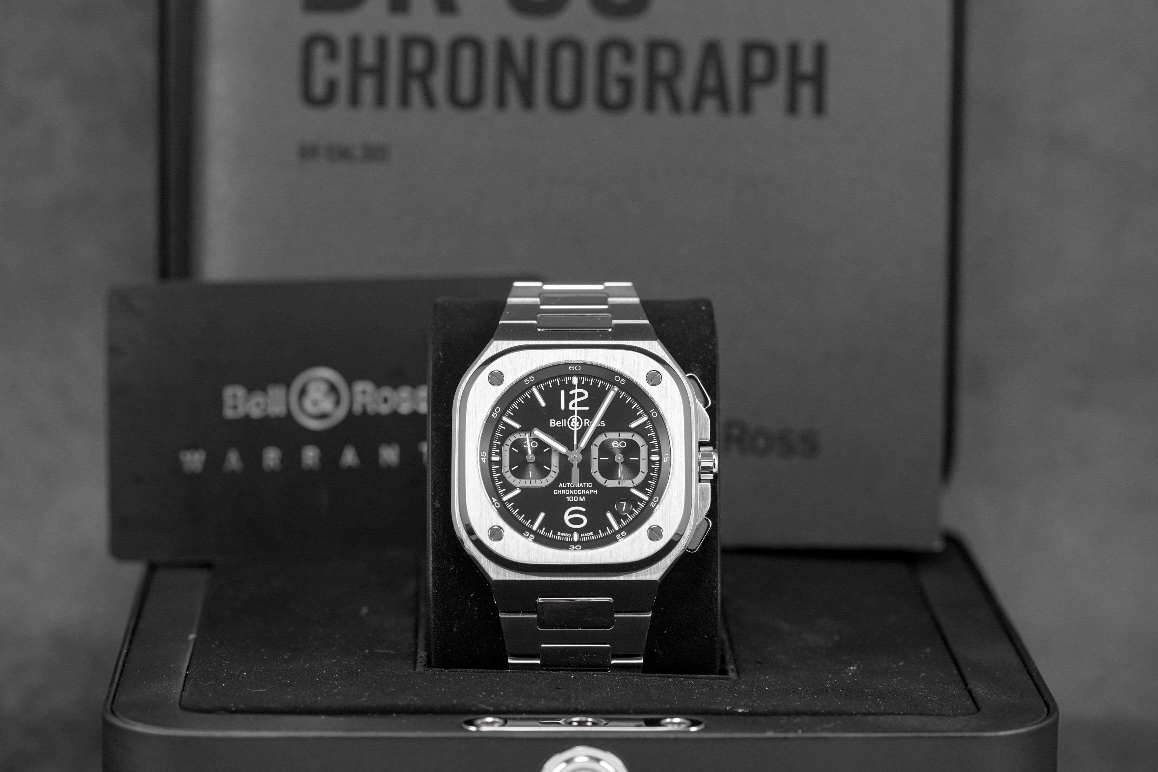 Harga Bell & Ross BR-05 Chrono Black