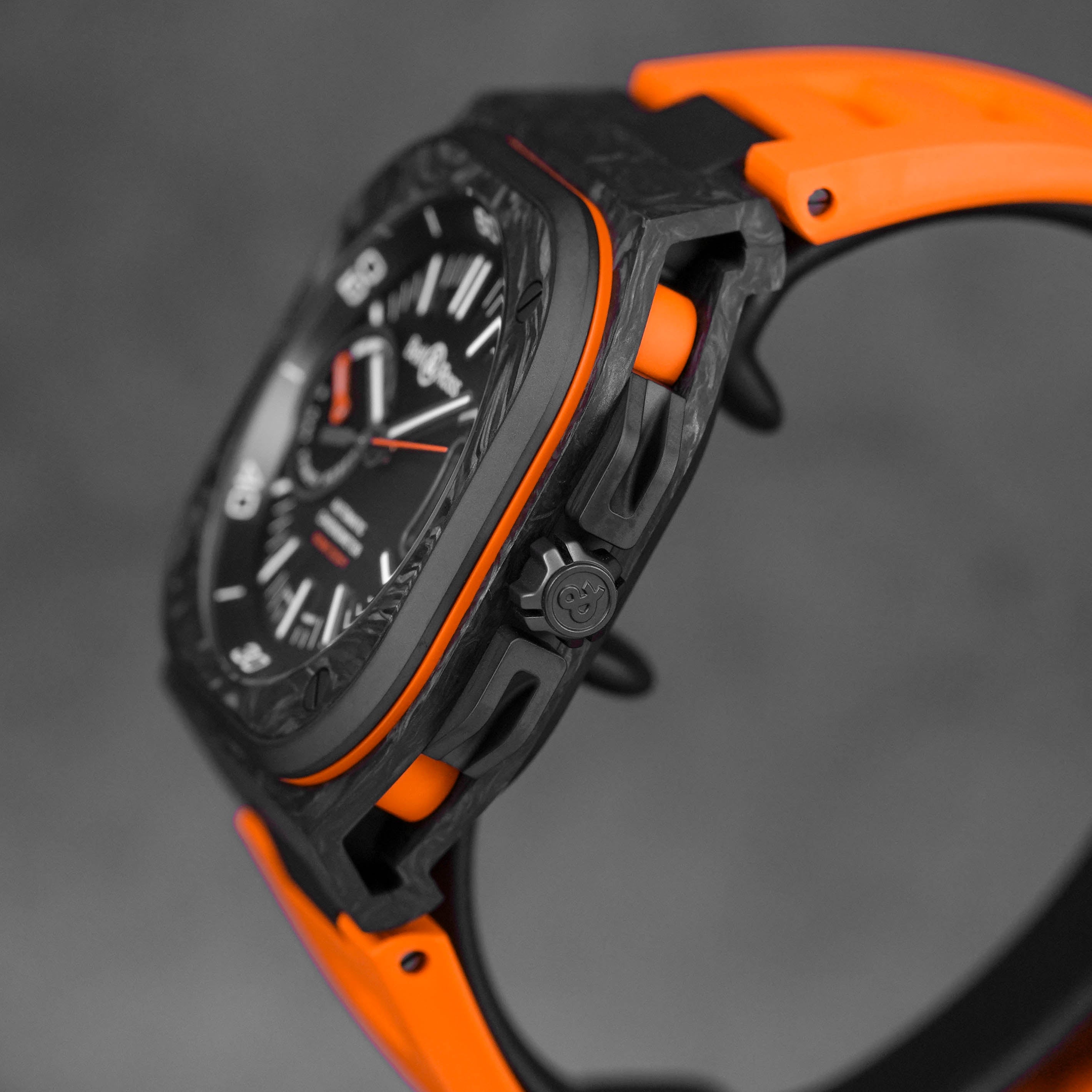 BR-X5 41MM BLACK CARBON ORANGE RUBBER STRAP LIMITED EDITION (2023)