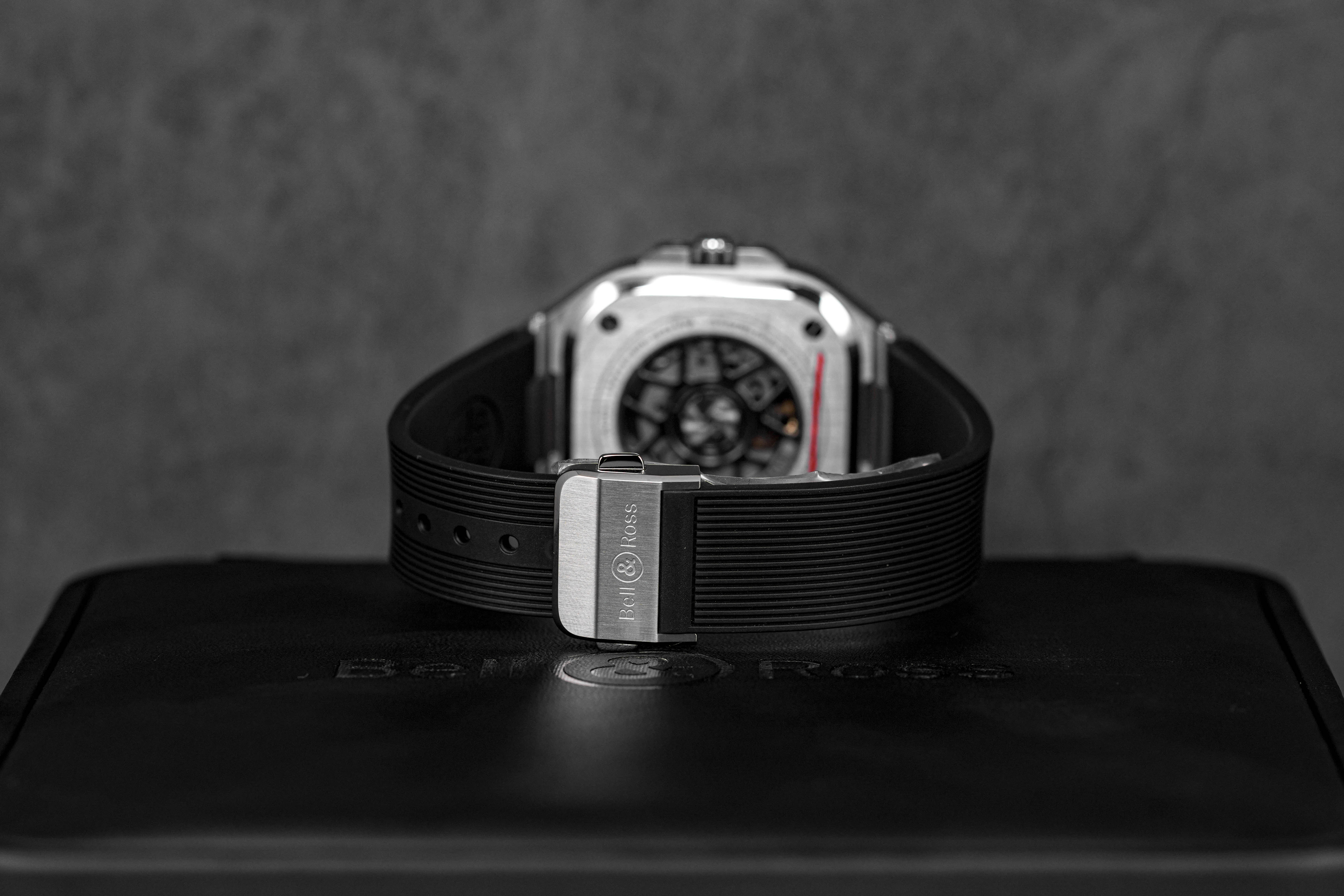 BR 05 GMT BLACK DIAL STEEL RUBBER STRAP (2024)