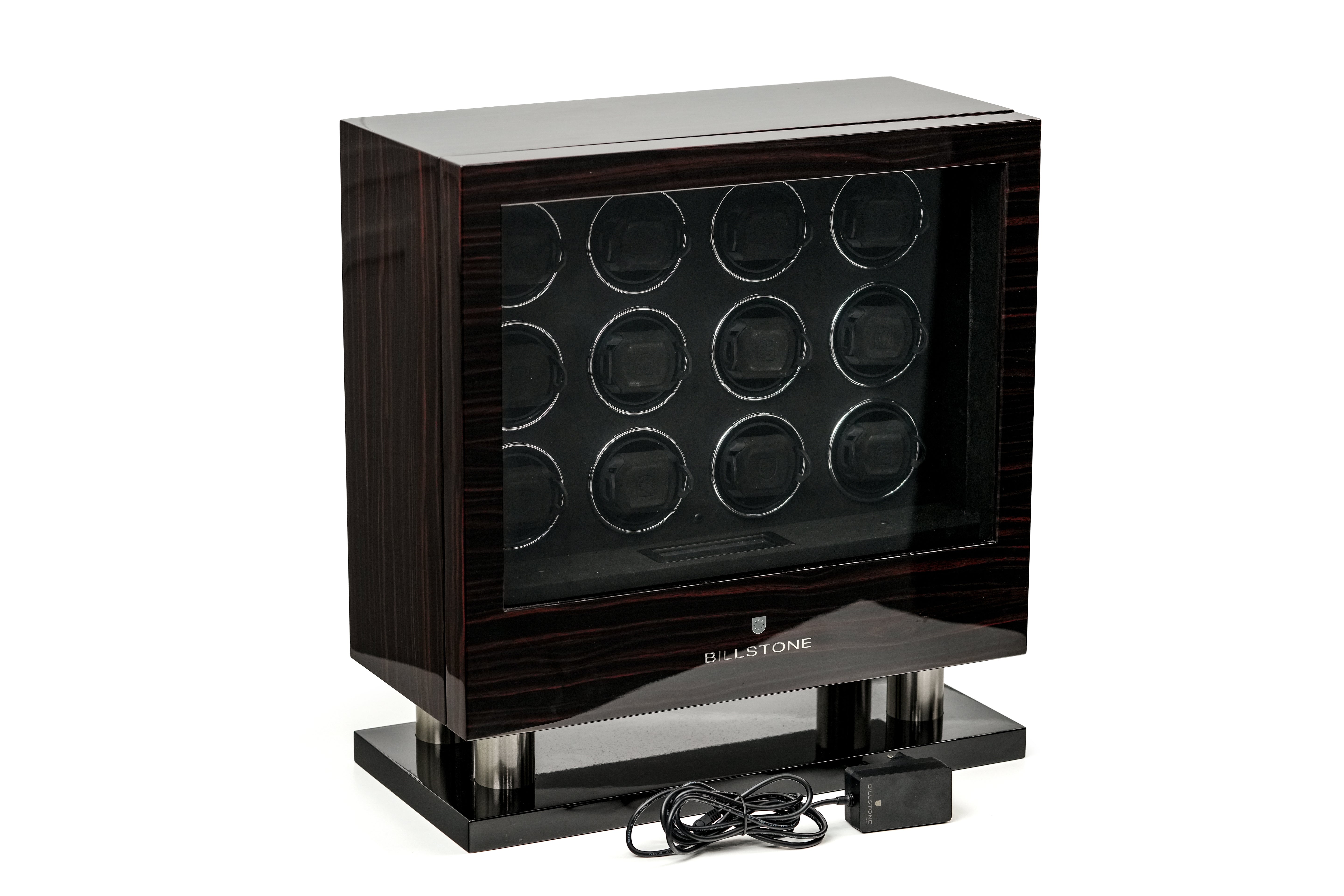 ENIGMA 12 HORIZON FINGERPRINT EBONY WATCH WINDER