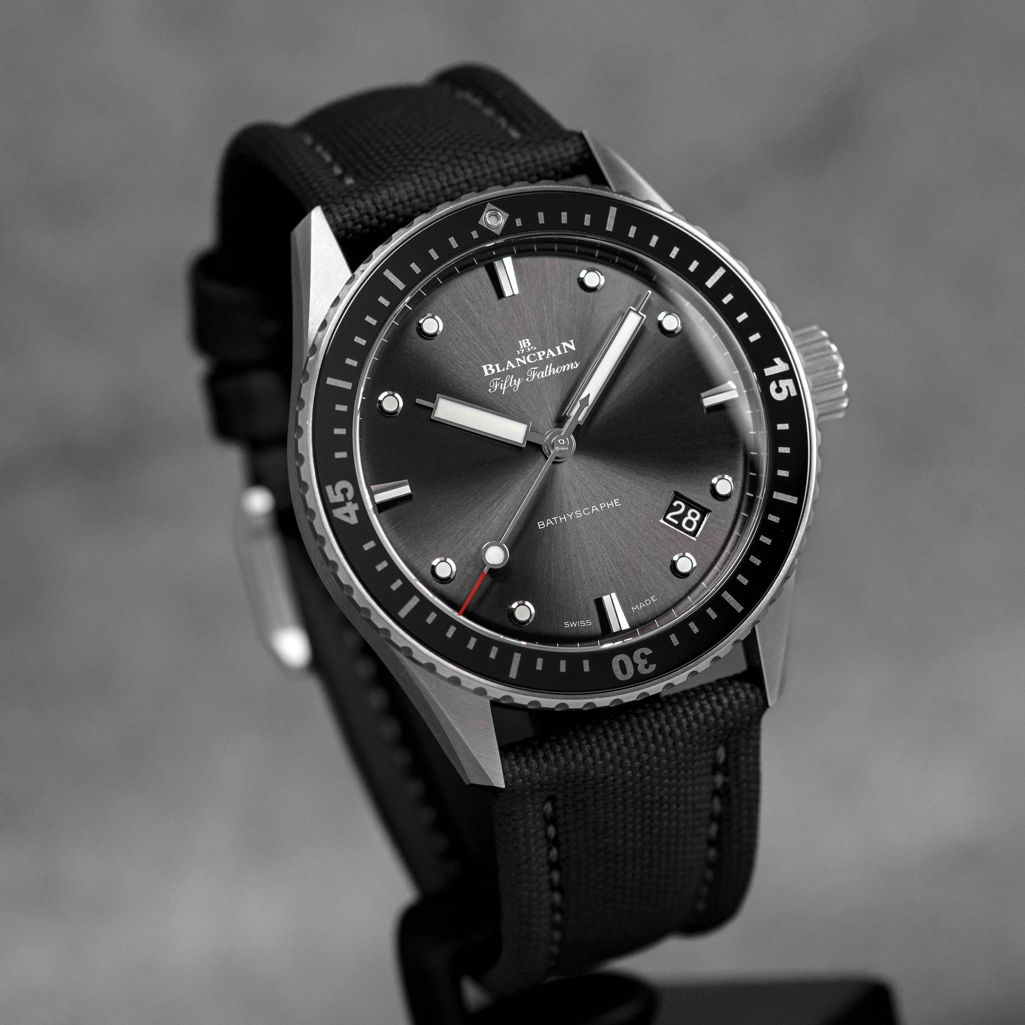 Harga Blancpain Fifty Fathoms Bathyscaphe Grey