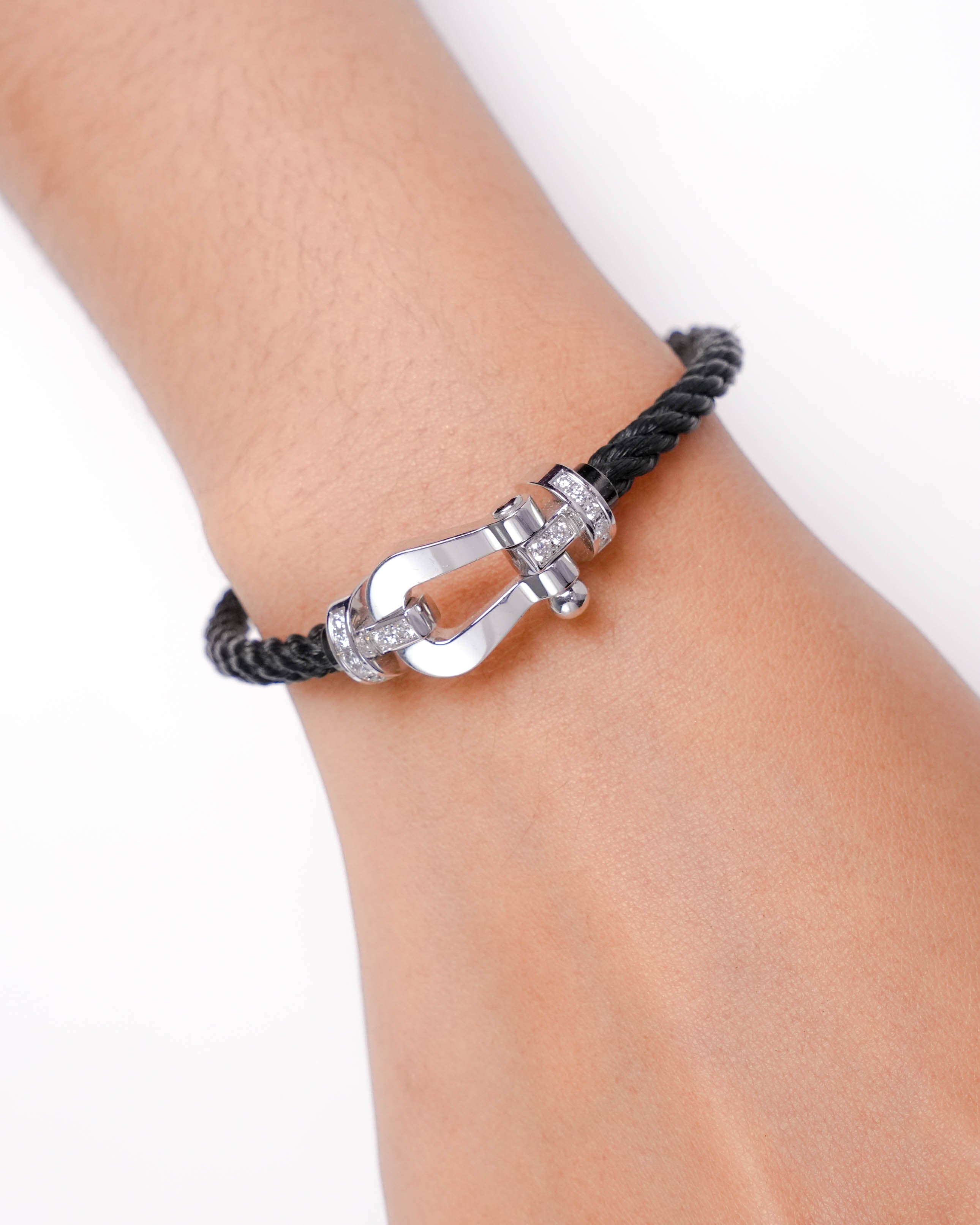 Bracelet Black Whitegold