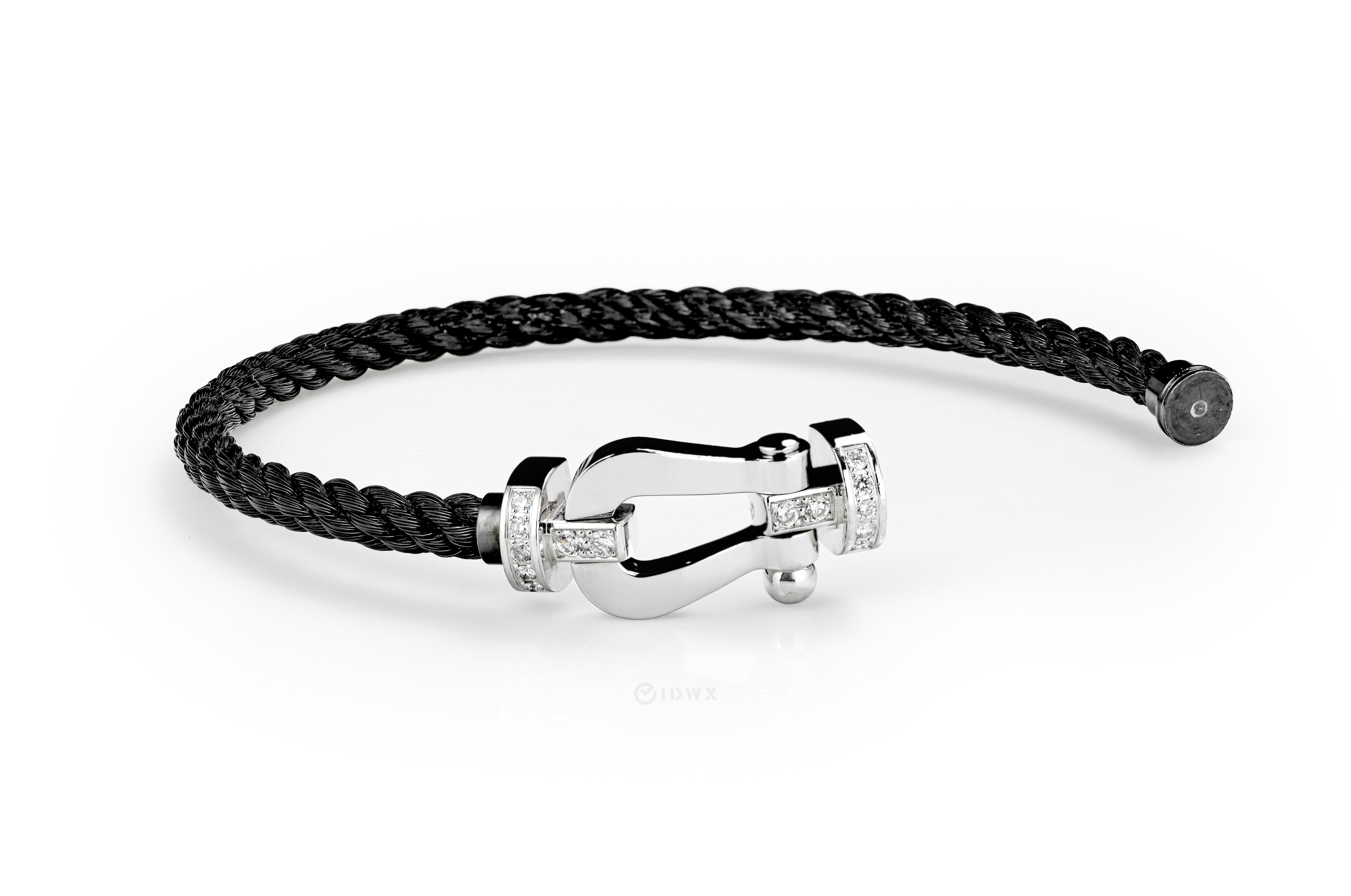 Bracelet Black Whitegold