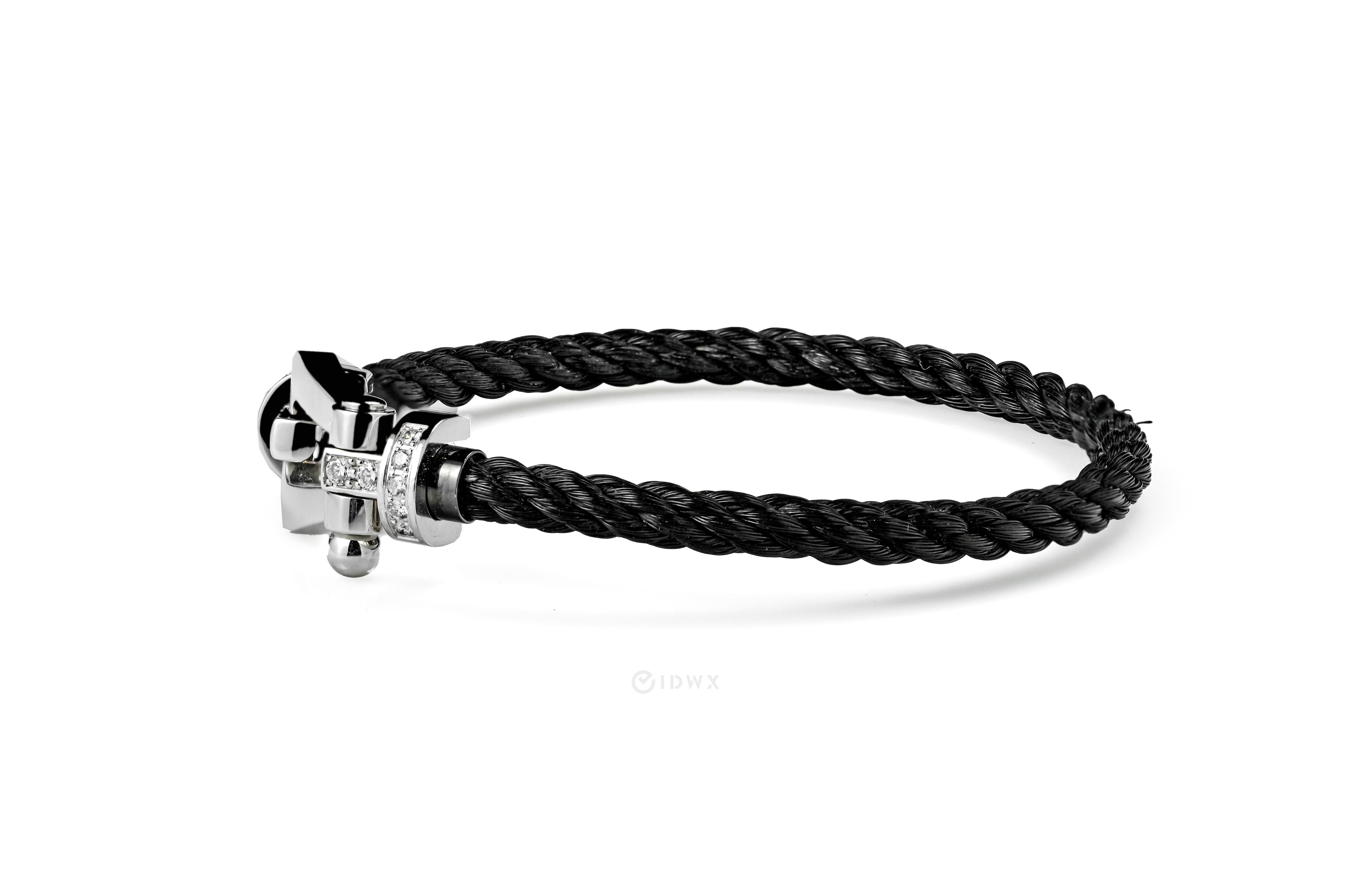 Bracelet Black Whitegold