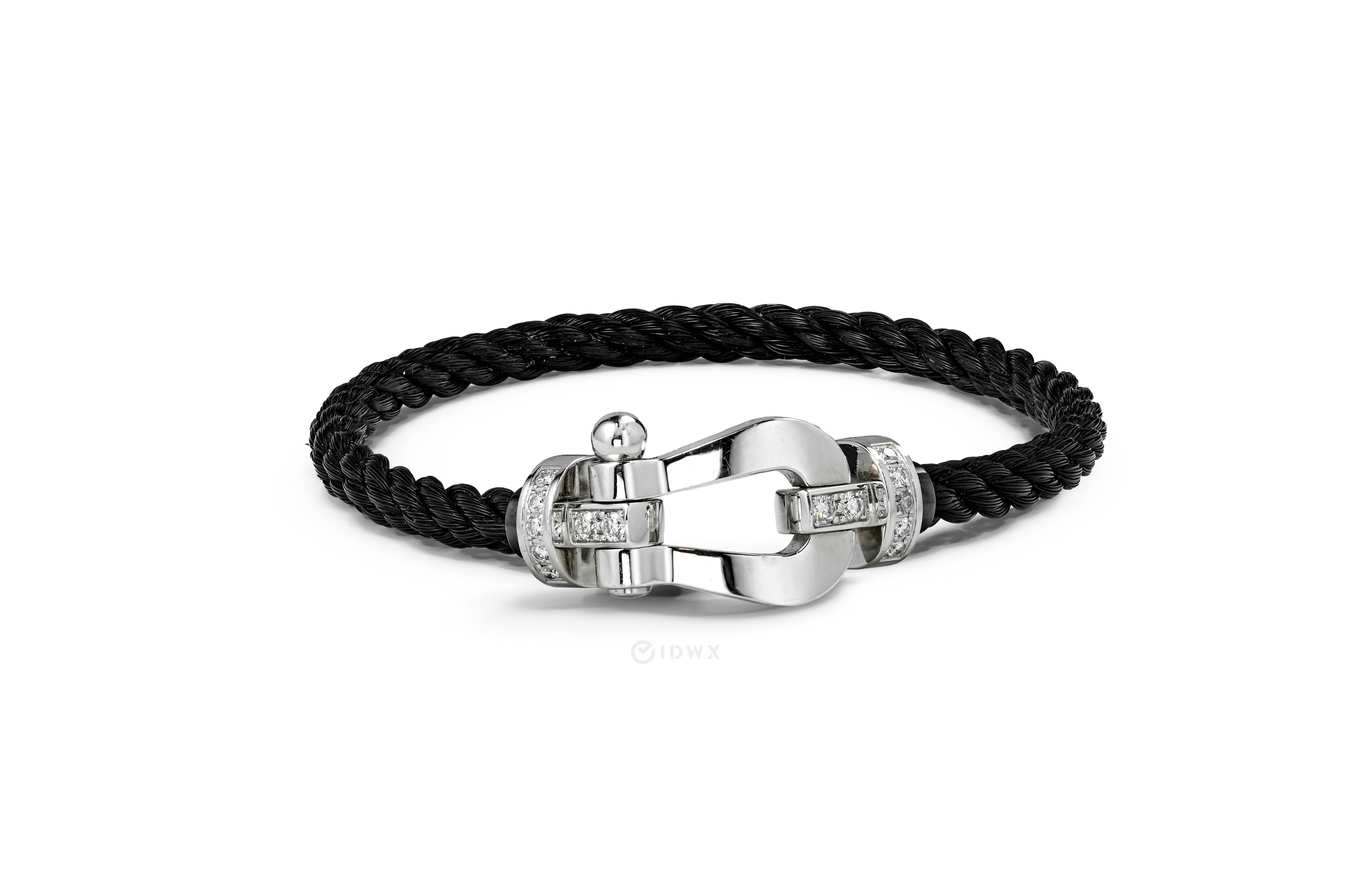 Bracelet Black Whitegold