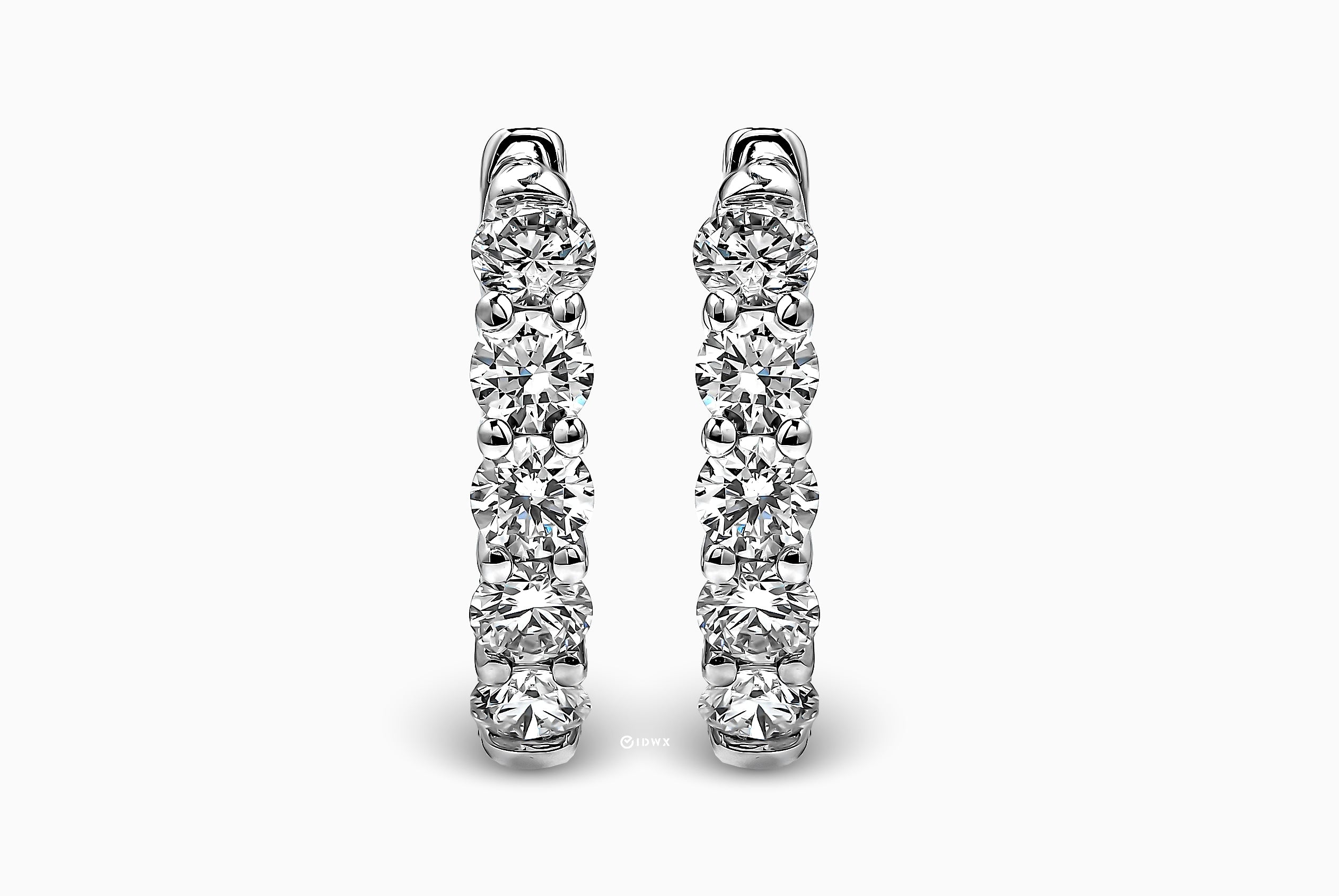 1CT ROUND BRILLIANT BREE EARRINGS