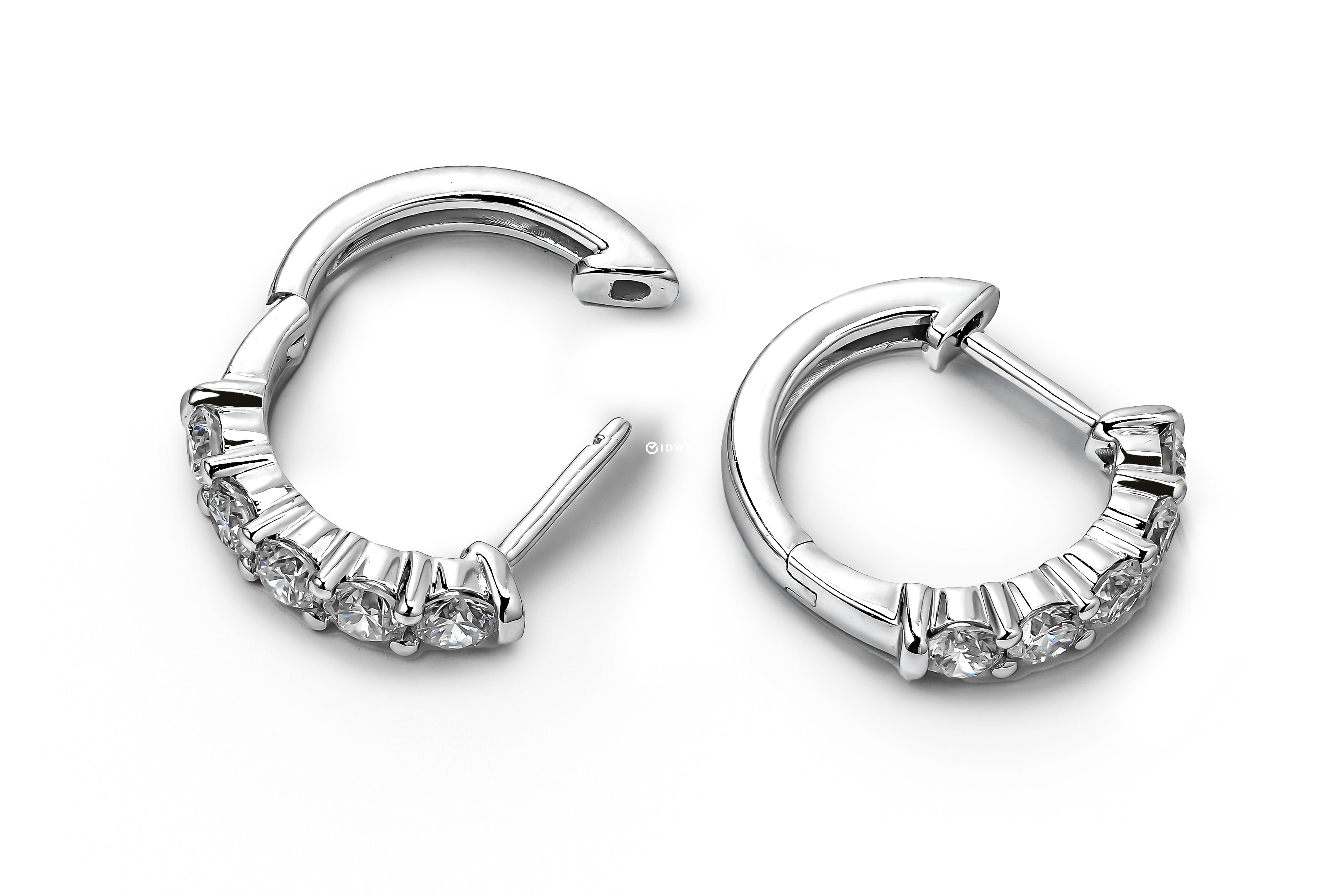 1CT ROUND BRILLIANT BREE EARRINGS