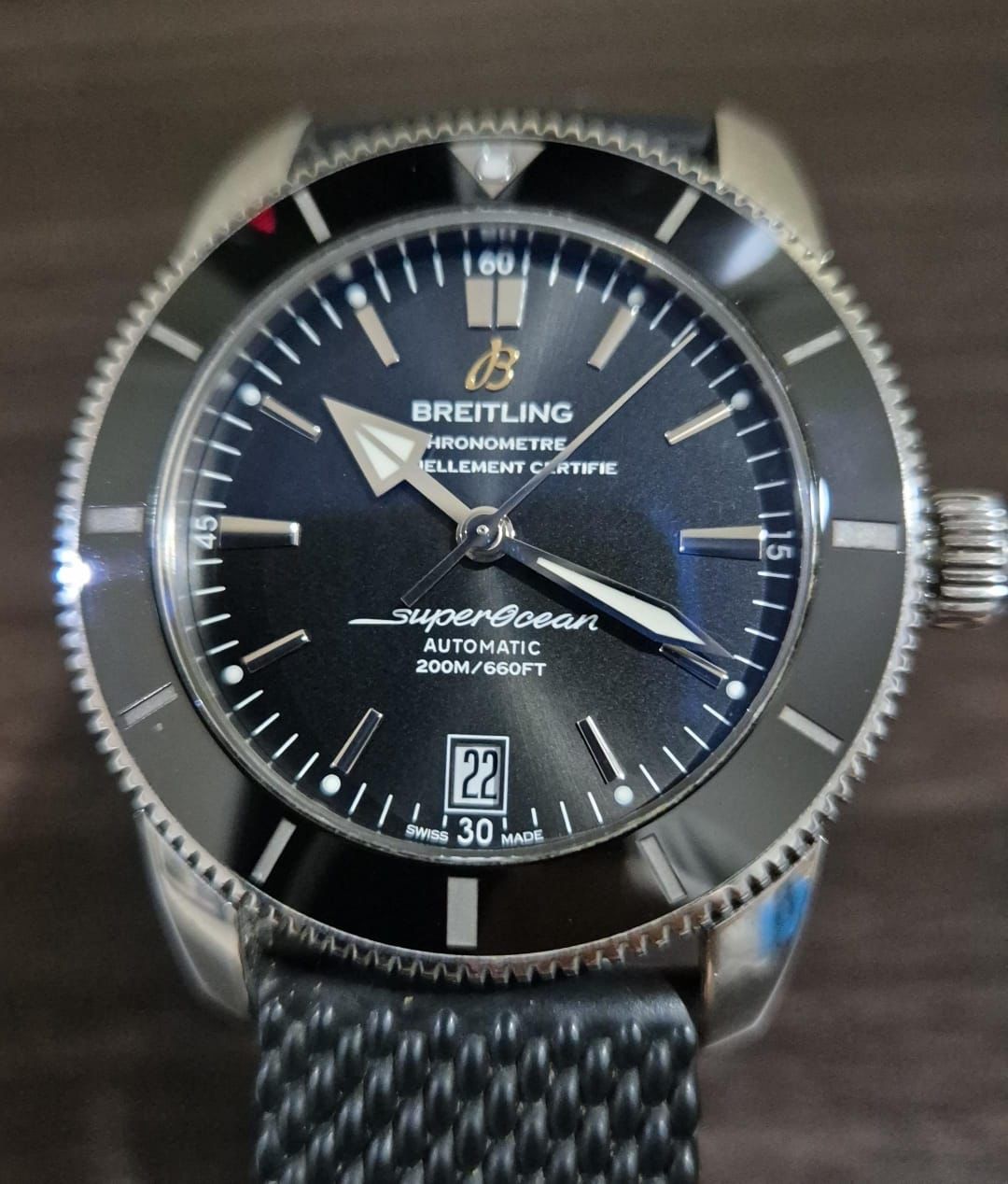 SUPEROCEAN HERITAGE II B20 42 BLACK DIAL (2017)