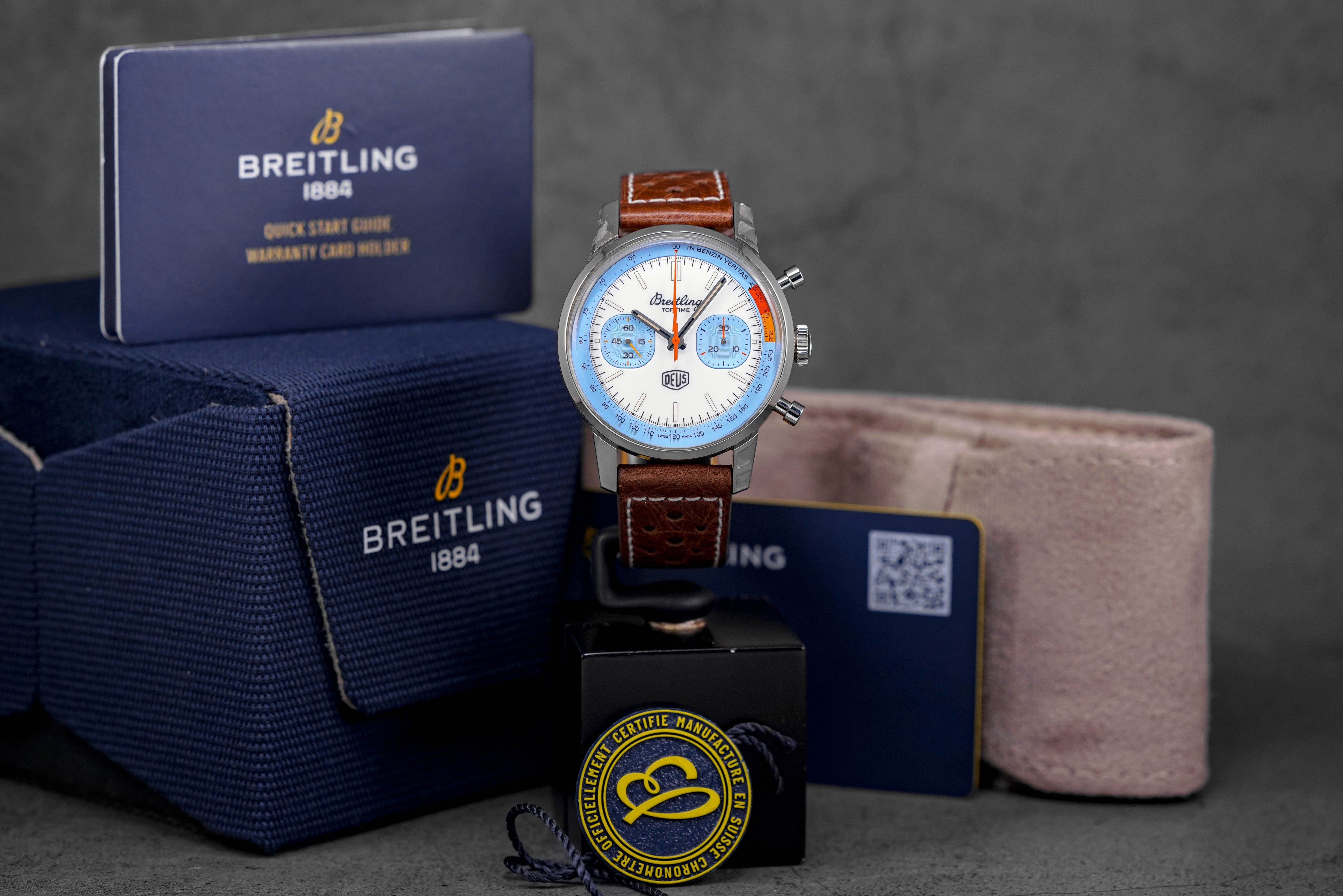 Harga Breitling Top Time Deus Sky Blue