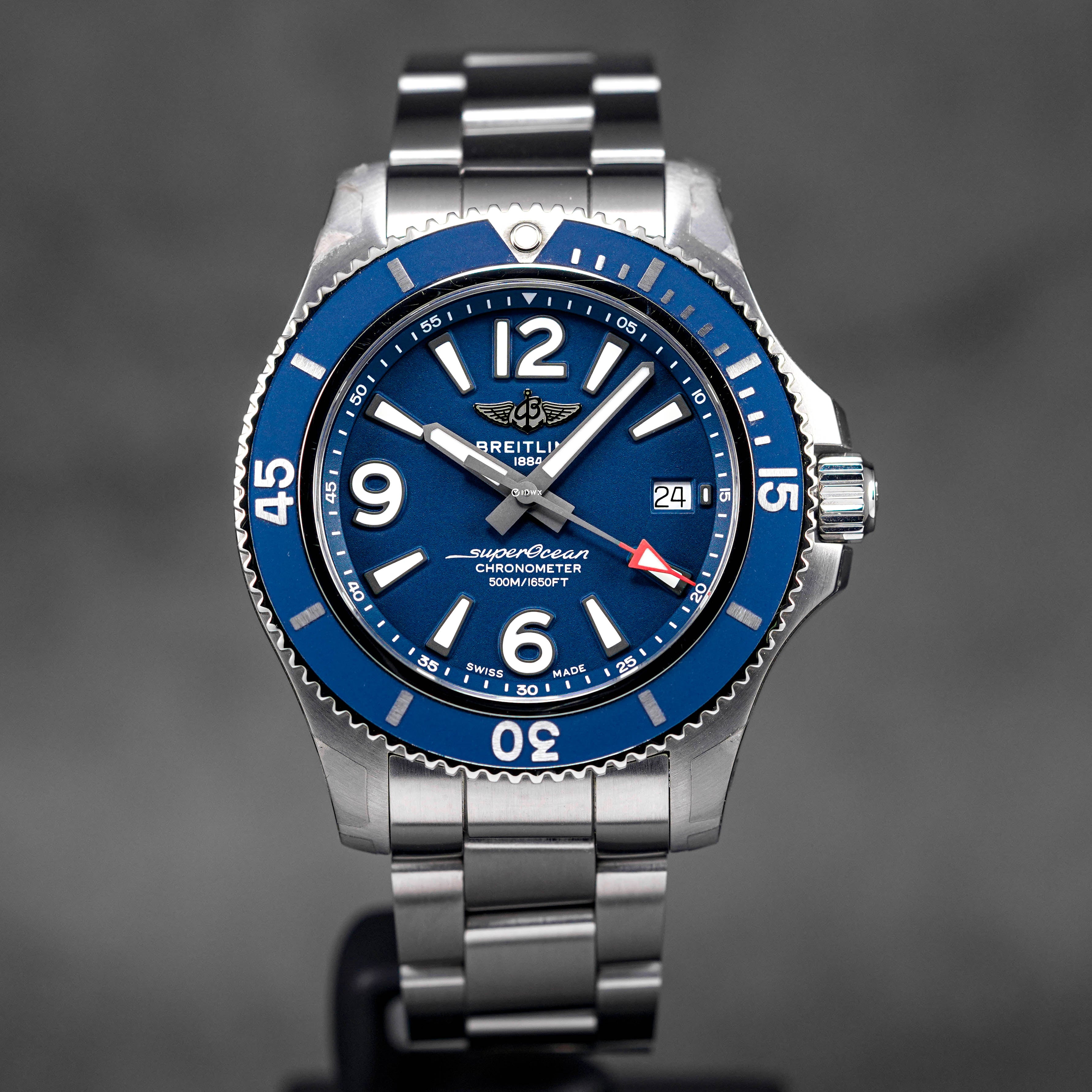 BREITLING SUPEROCEAN 42MM BLUE DIAL (2021) IDWX
