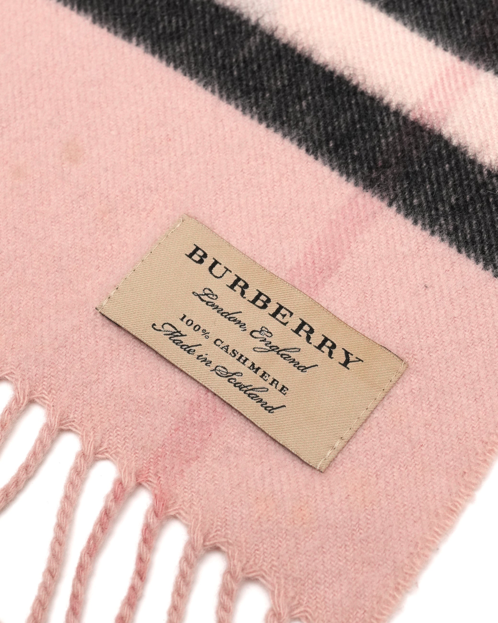 Burberry Scarf Love Pink X Black 