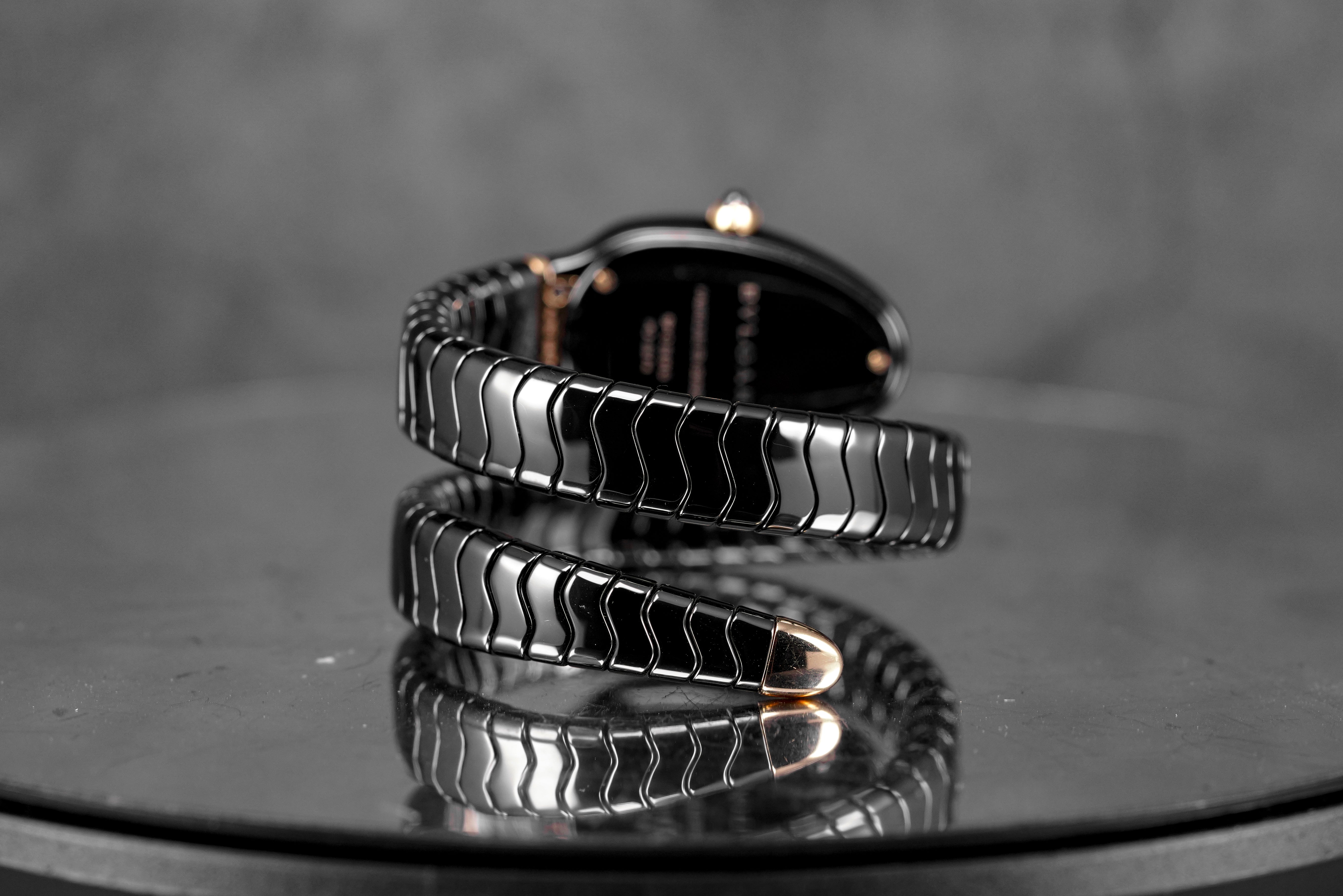 Harga Bvlgari Serpenti Spiga Black Diamond