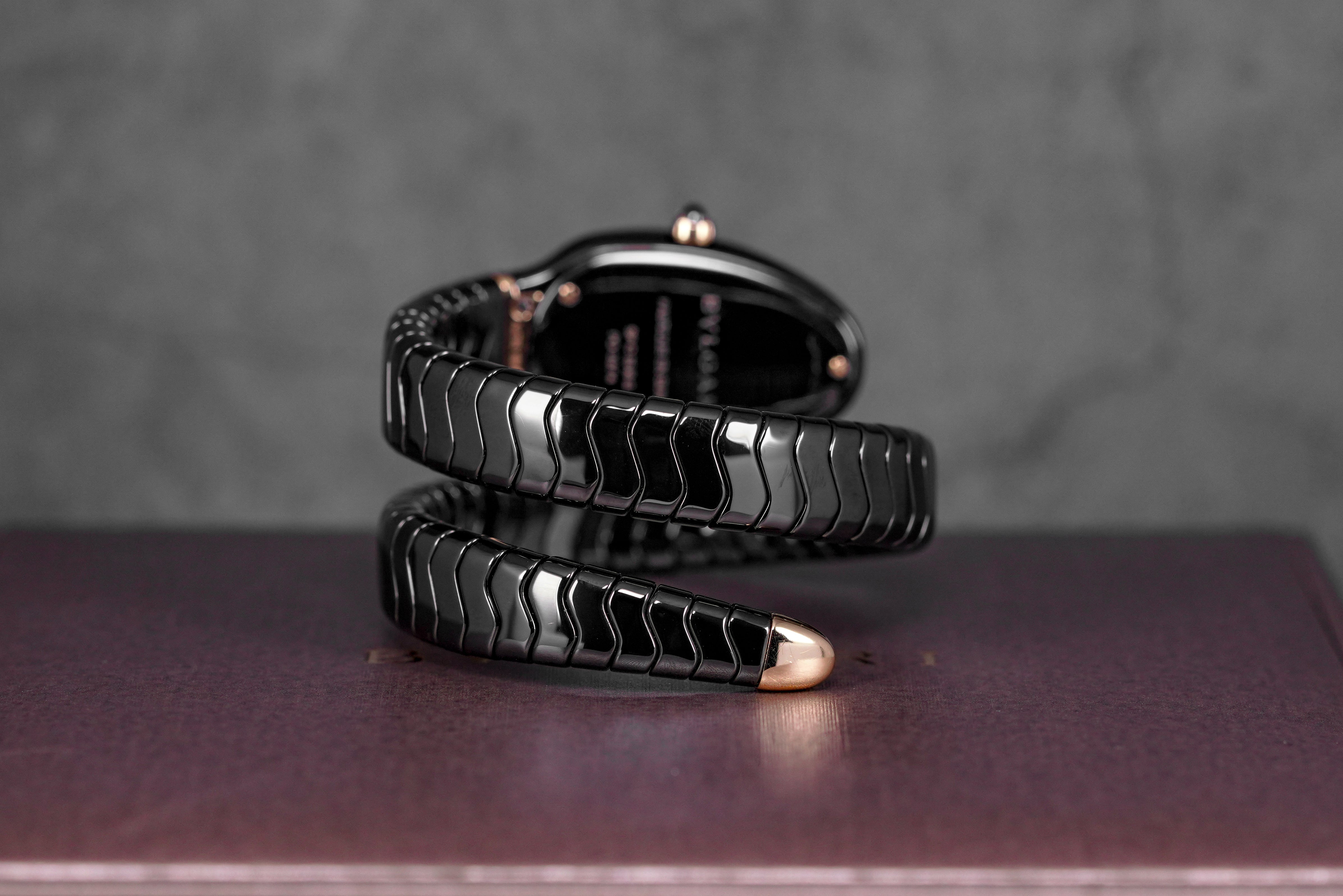 Harga Bvlgari Serpenti Spiga Black Diamond