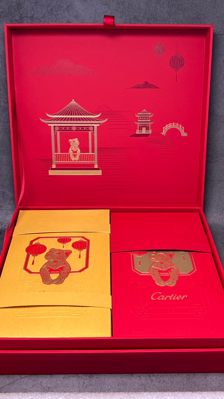 2026 CHINESE NEW YEAR RED POCKET BOX SET 50 PCS