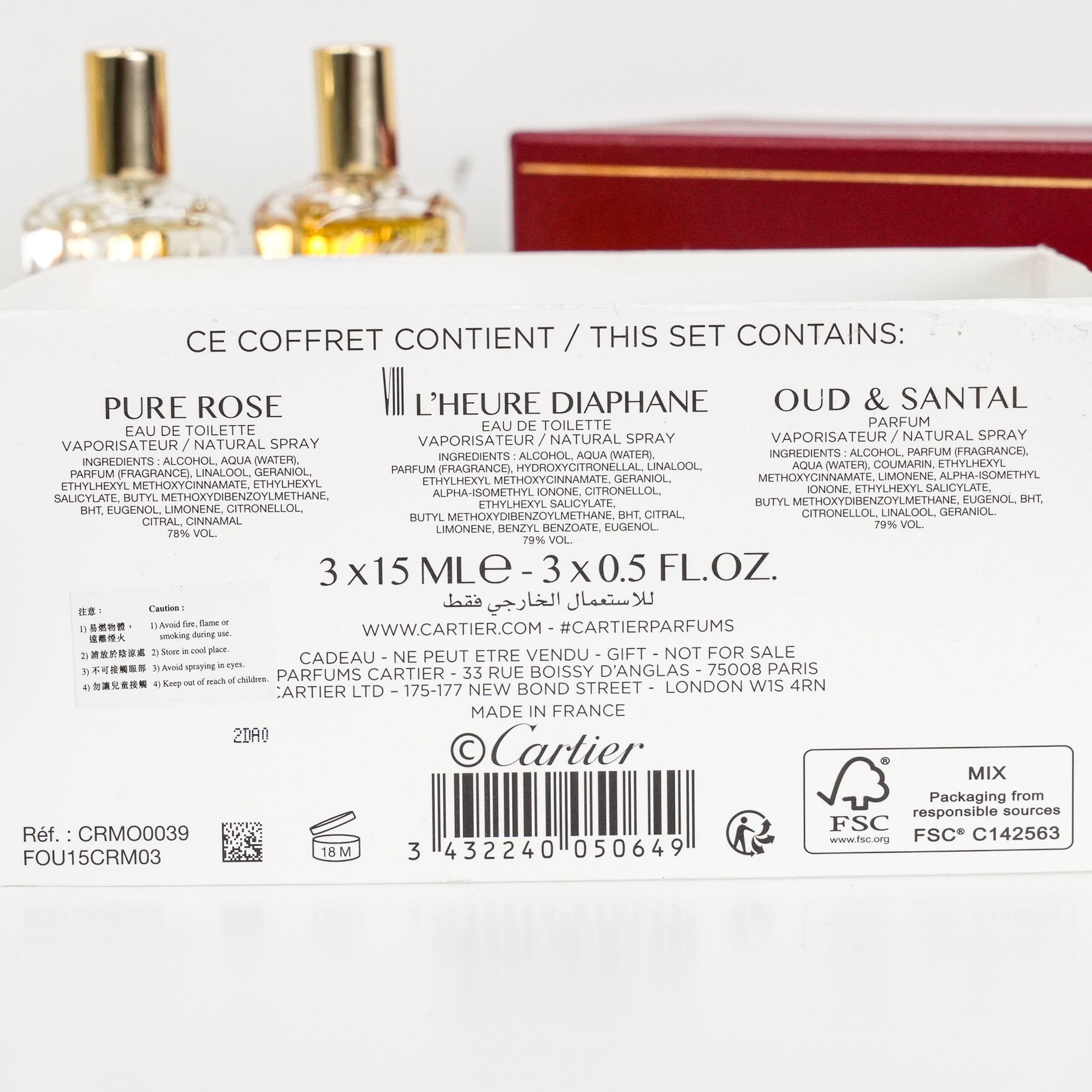 LES COLLECTIONS DE PARFUM