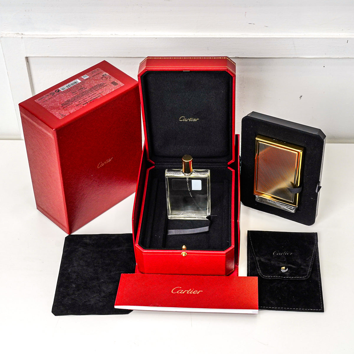 PARFUM GOLD CASE WITH SPARE