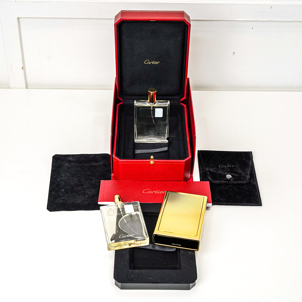 PARFUM GOLD CASE WITH SPARE