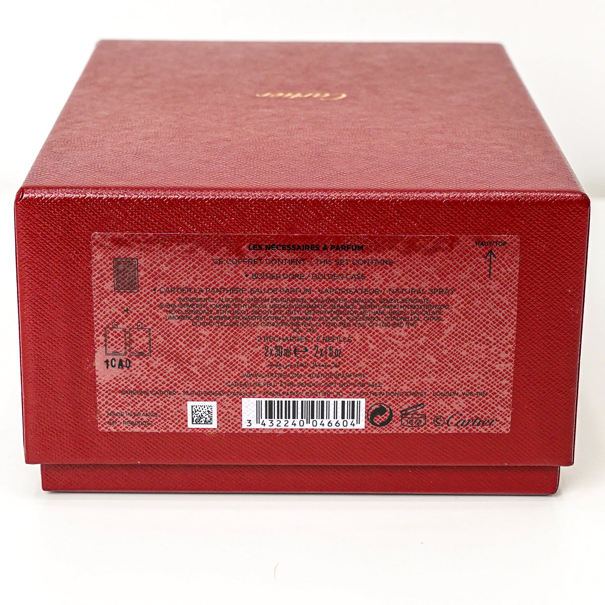PARFUM GOLD CASE WITH SPARE