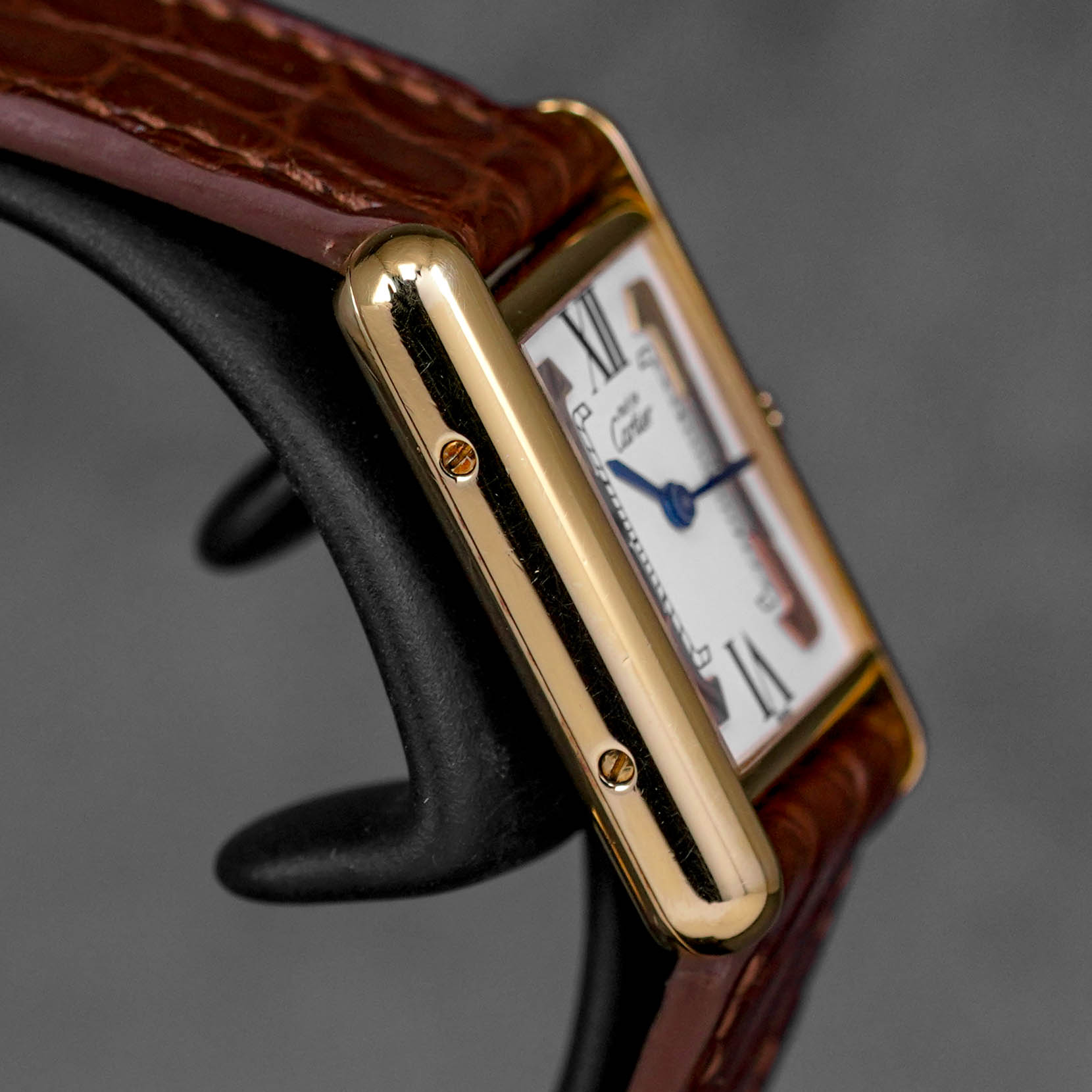 TANK MUST VERMEIL YELLOWGOLD SILVER ROMAN 'TRINITY' DIAL (WATCH ONLY)
