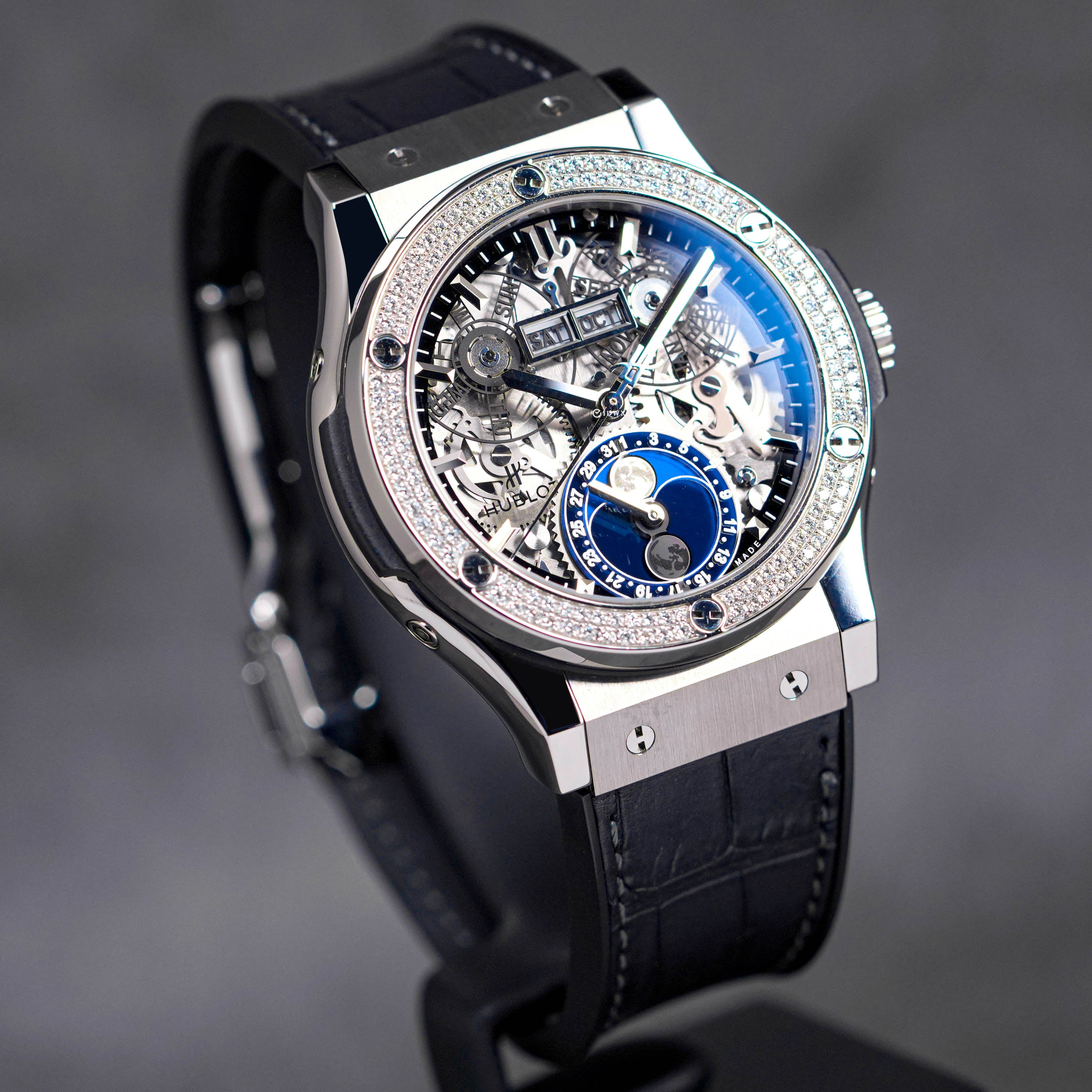 Hublot moonphase diamond hotsell