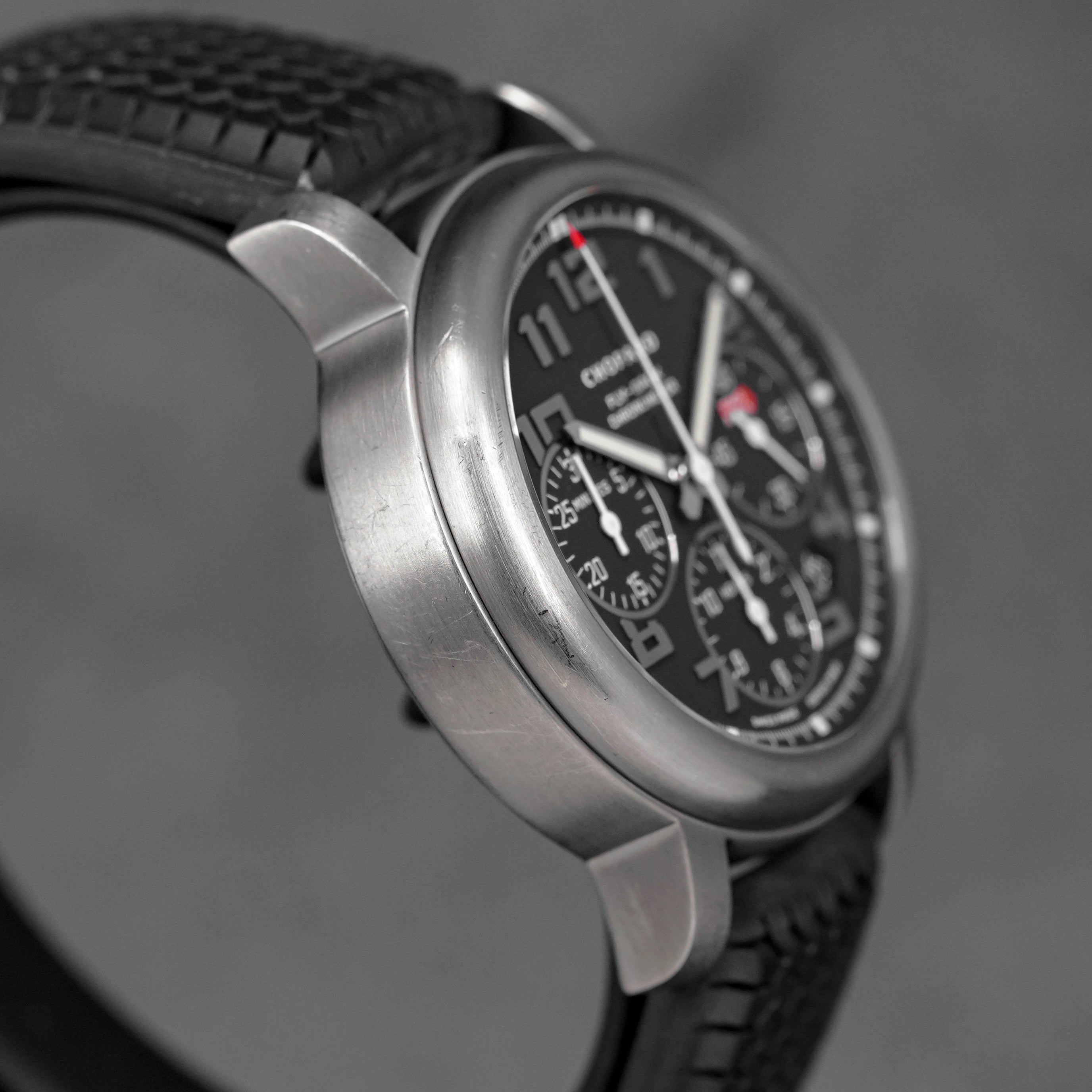 MILLE MIGLIA 'JACKY ICKX EDITION 2' TITANIUM FLYBACK CHRONOMETER BLACK DIAL LIMITED EDITION (WATCH ONLY)