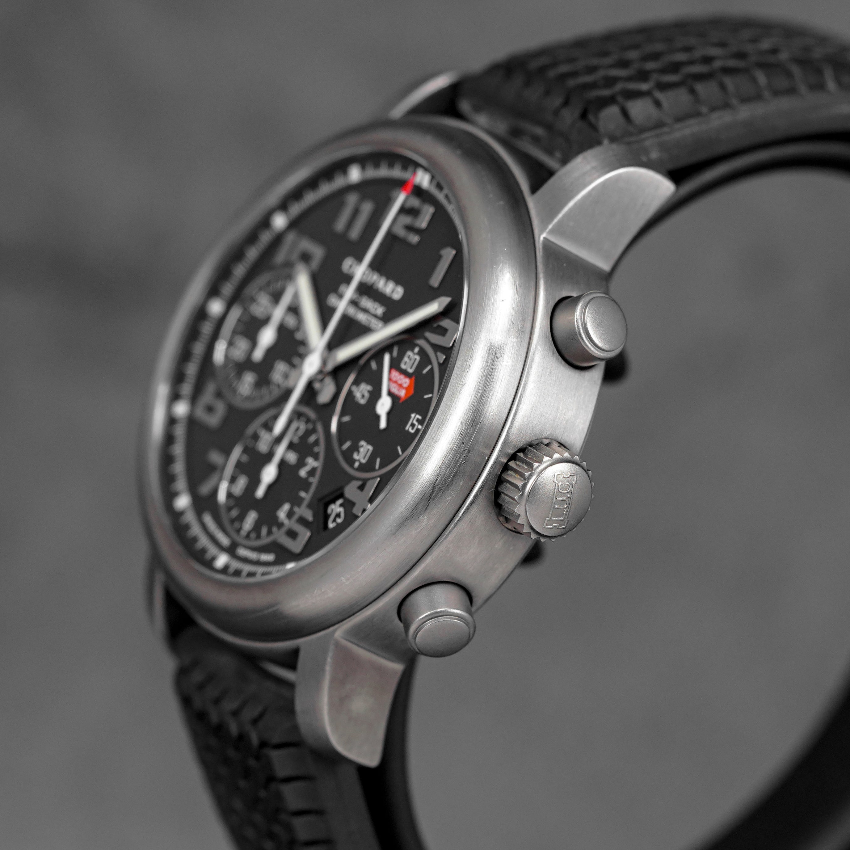 MILLE MIGLIA 'JACKY ICKX EDITION 2' TITANIUM FLYBACK CHRONOMETER BLACK DIAL LIMITED EDITION (WATCH ONLY)