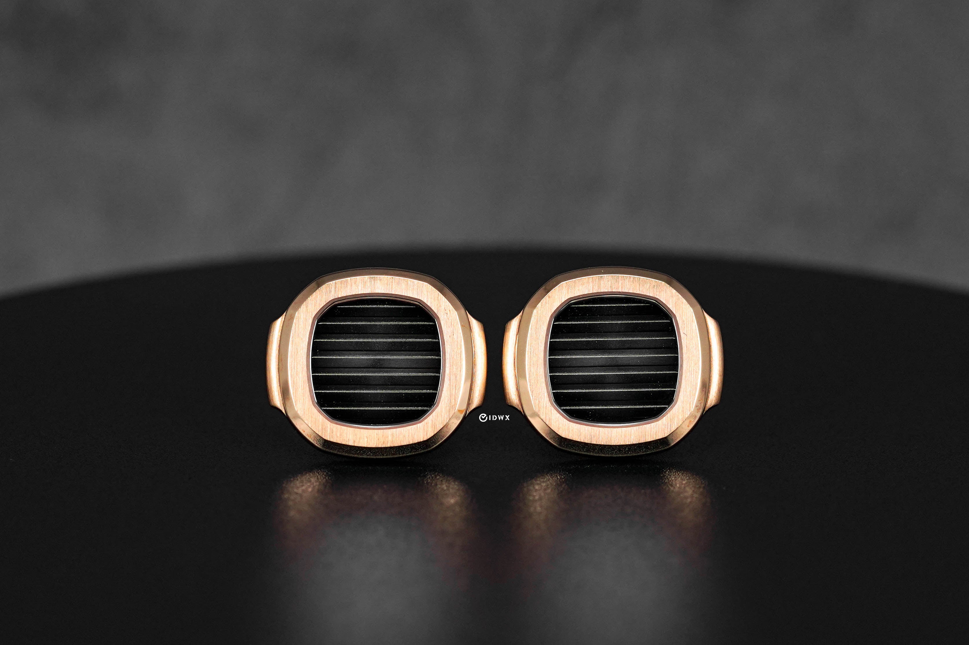 NAUTILUS ROSEGOLD CUFF LINKS