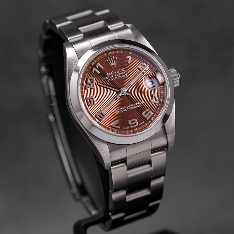 DATEJUST 31MM SALMON CONCENTRIC DIAL (2005)