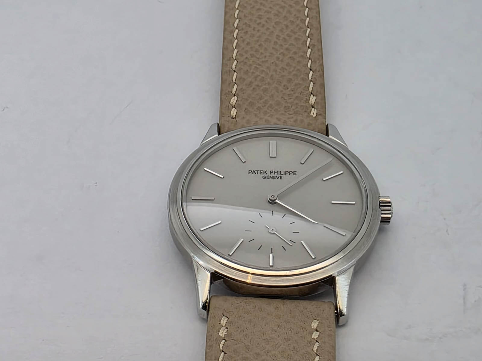 CALATRAVA 3718 '150TH ANNIVERSARY JAPANESE MARKET' STEEL IVORY DIAL (WATCH ONLY)