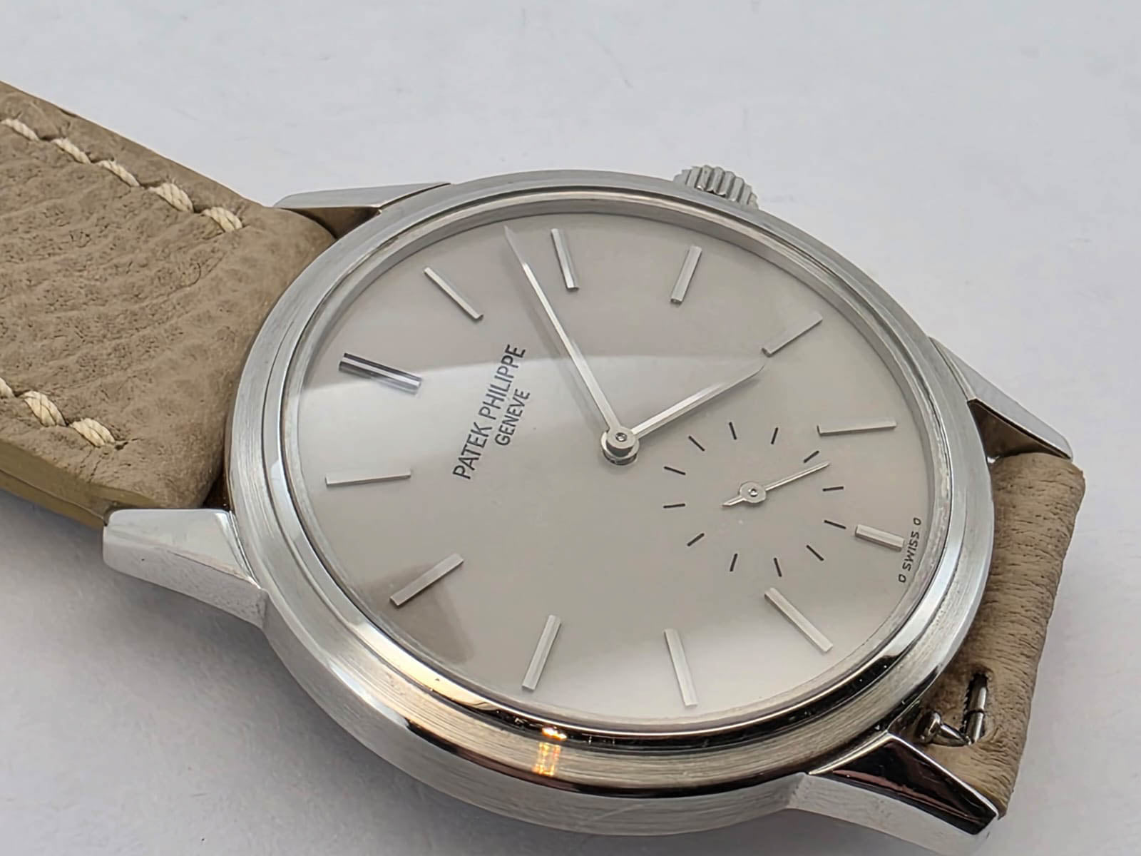 CALATRAVA 3718 '150TH ANNIVERSARY JAPANESE MARKET' STEEL IVORY DIAL (WATCH ONLY)