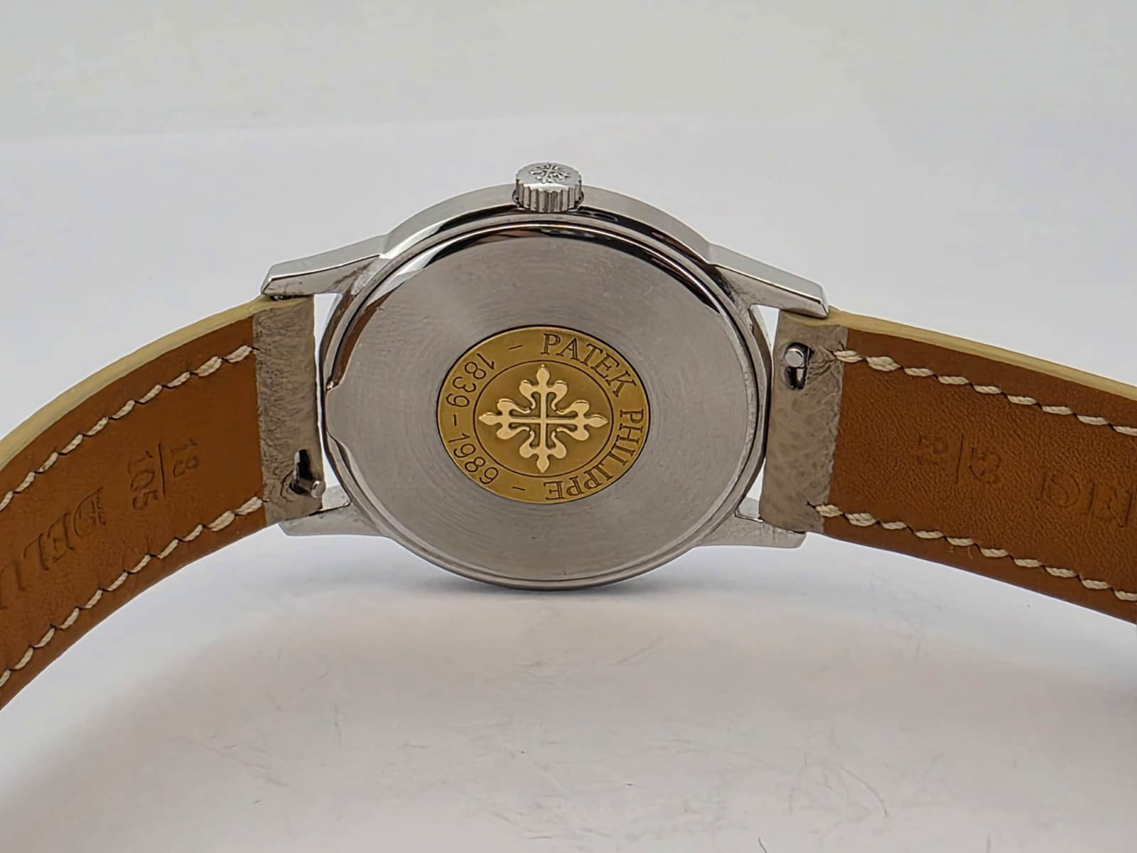 CALATRAVA 3718 '150TH ANNIVERSARY JAPANESE MARKET' STEEL IVORY DIAL (WATCH ONLY)