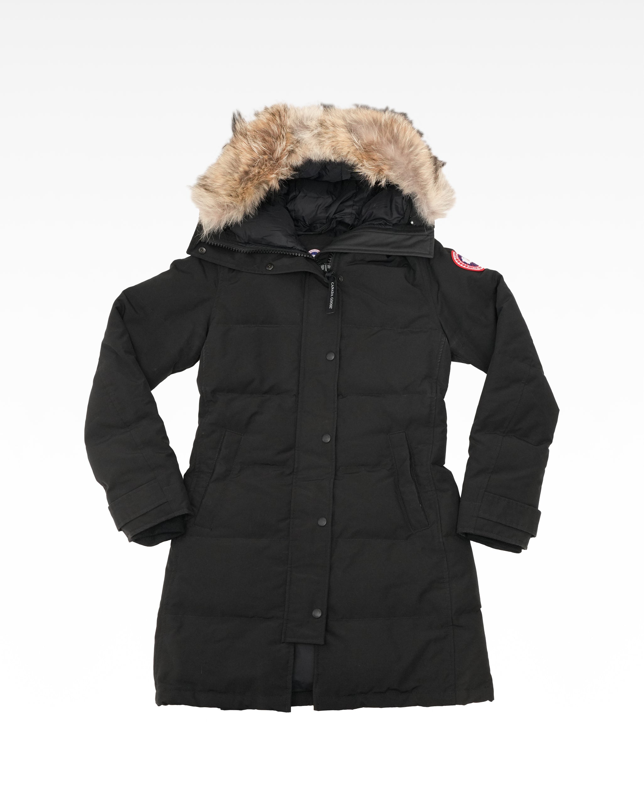 MACKENZIE COTTON POLYESTER DOWN COAT BLACK